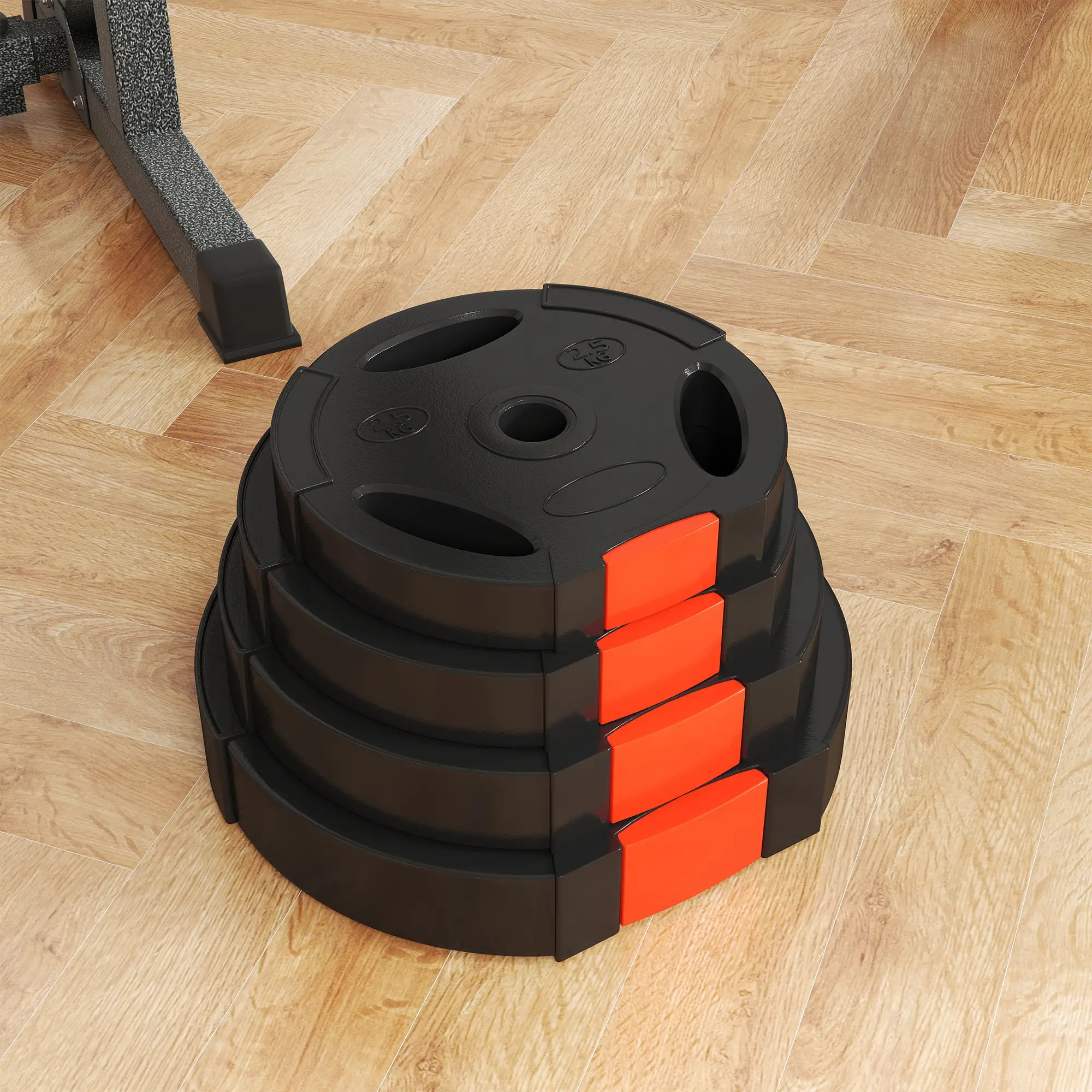 1-Inch Weight Plates, Barbell Weights Set, 2 x 22lbs + 2 x 11lbs - Image 10