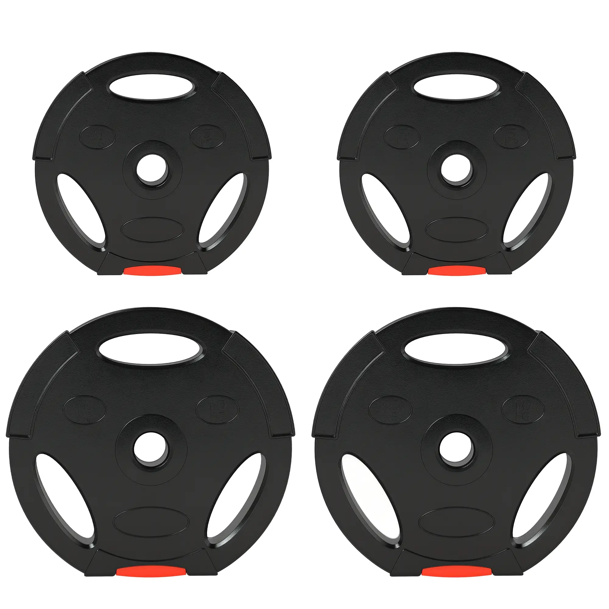 1-Inch Weight Plates, Barbell Weights Set, 2 x 22lbs + 2 x 11lbs - Image 11