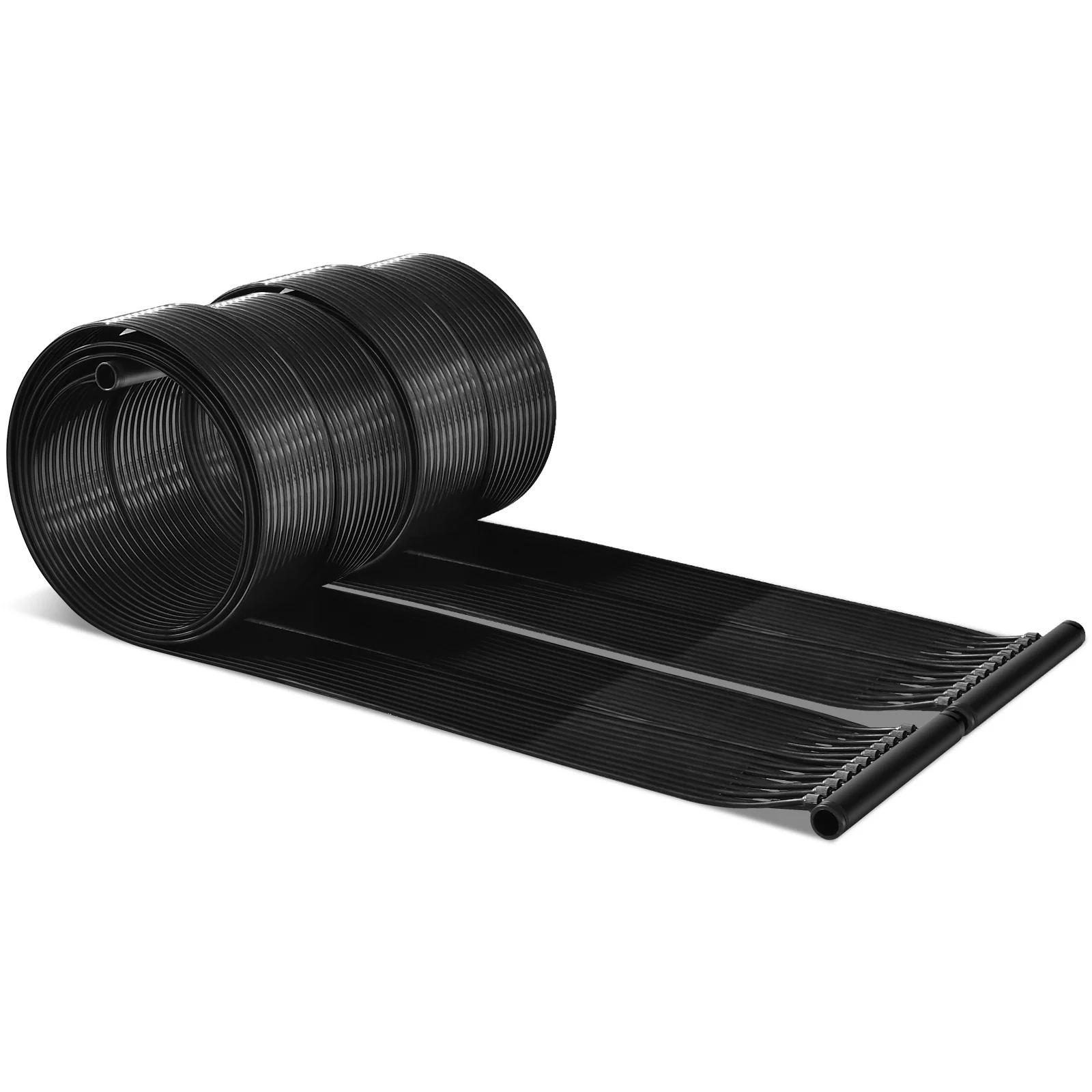 10/16.4/20 Feet Solar Pool Heating System, Black