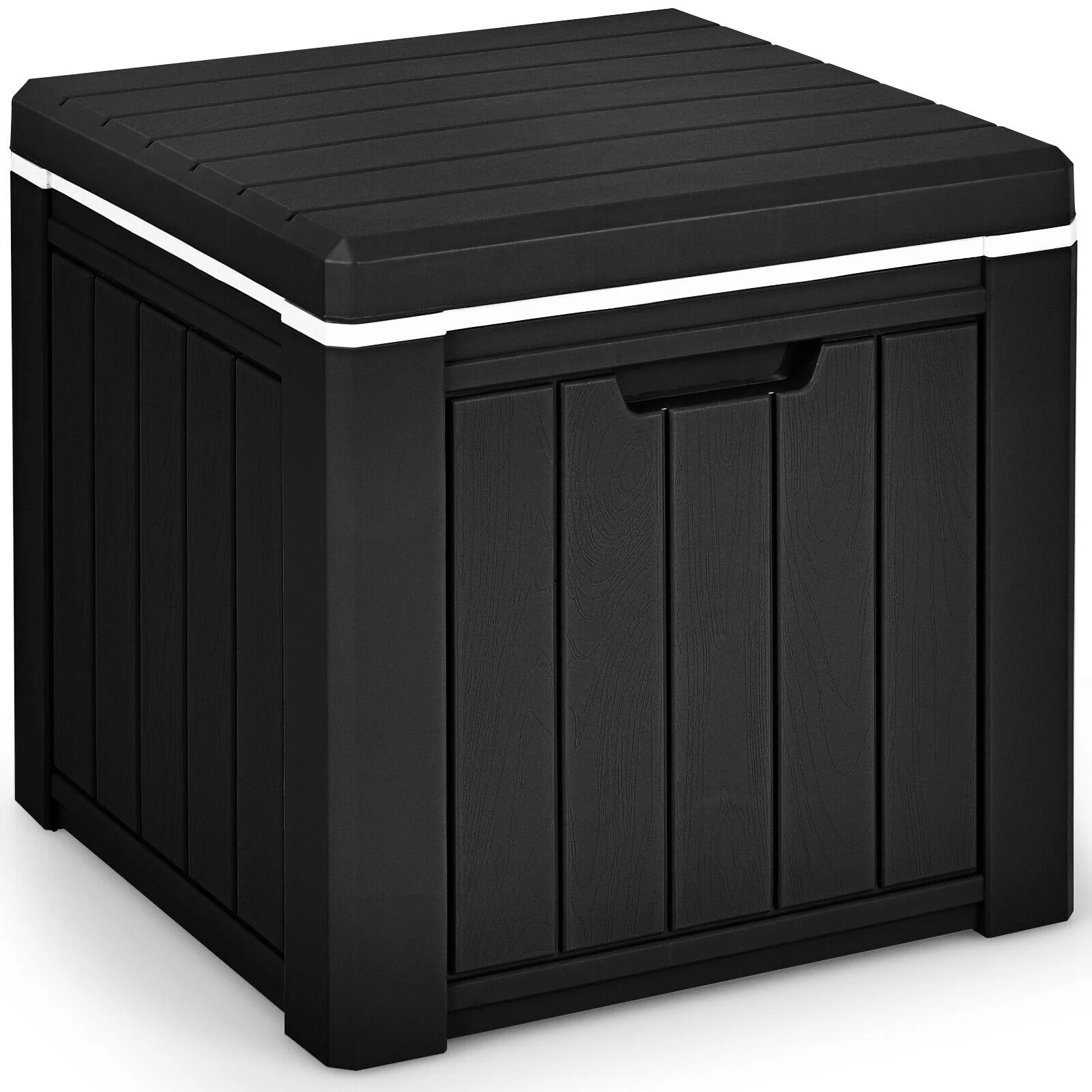 10 Gallon Storage Cooler, For Picnic And Outdoor Activities, Black - Image 4