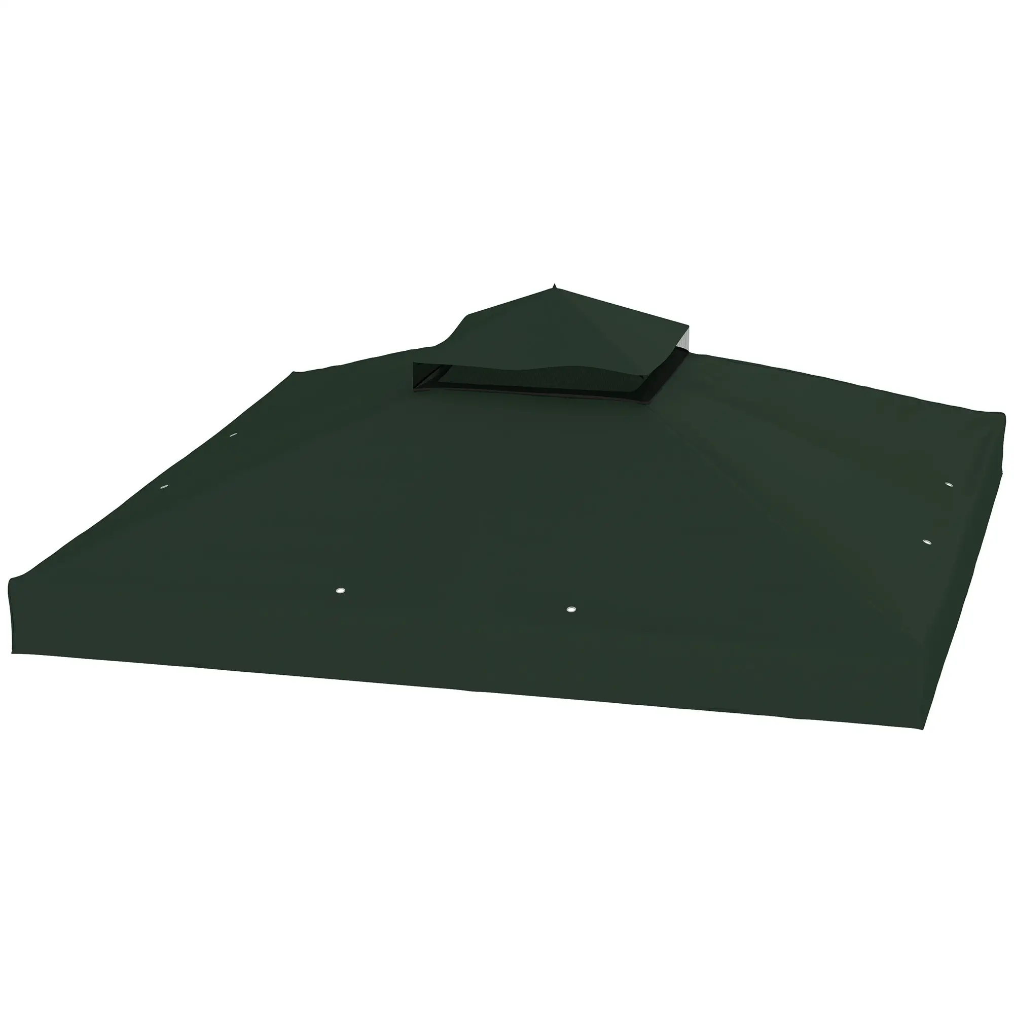 10' x 10' Gazebo Canopy Replacement Cover, UPF30+, Top Cover Only, Green
