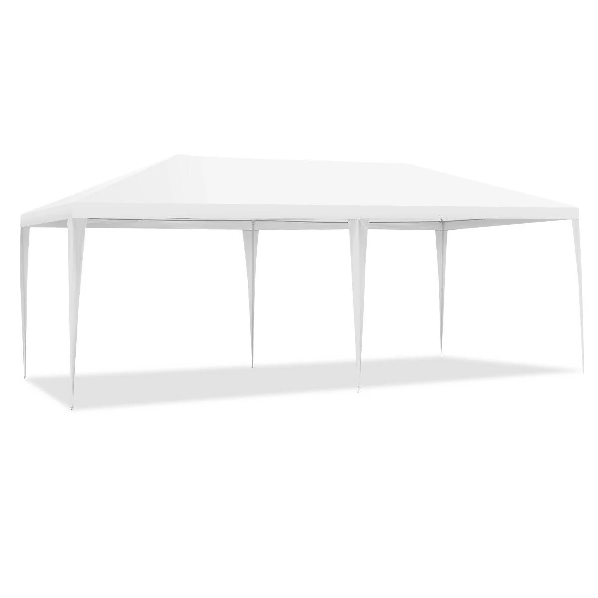 10 x 20 Feet Outdoor Canopy Tent, Removable Walls, Carry Bag, White - Image 5