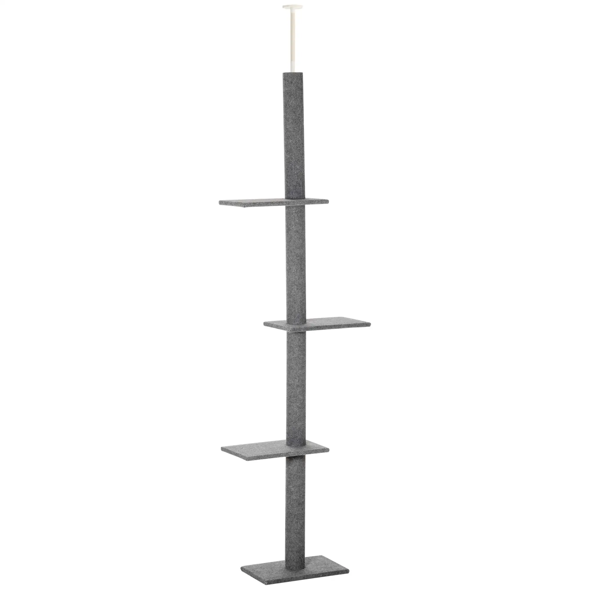 100 Cat Tree, 3 Perches Activity Center, Grey