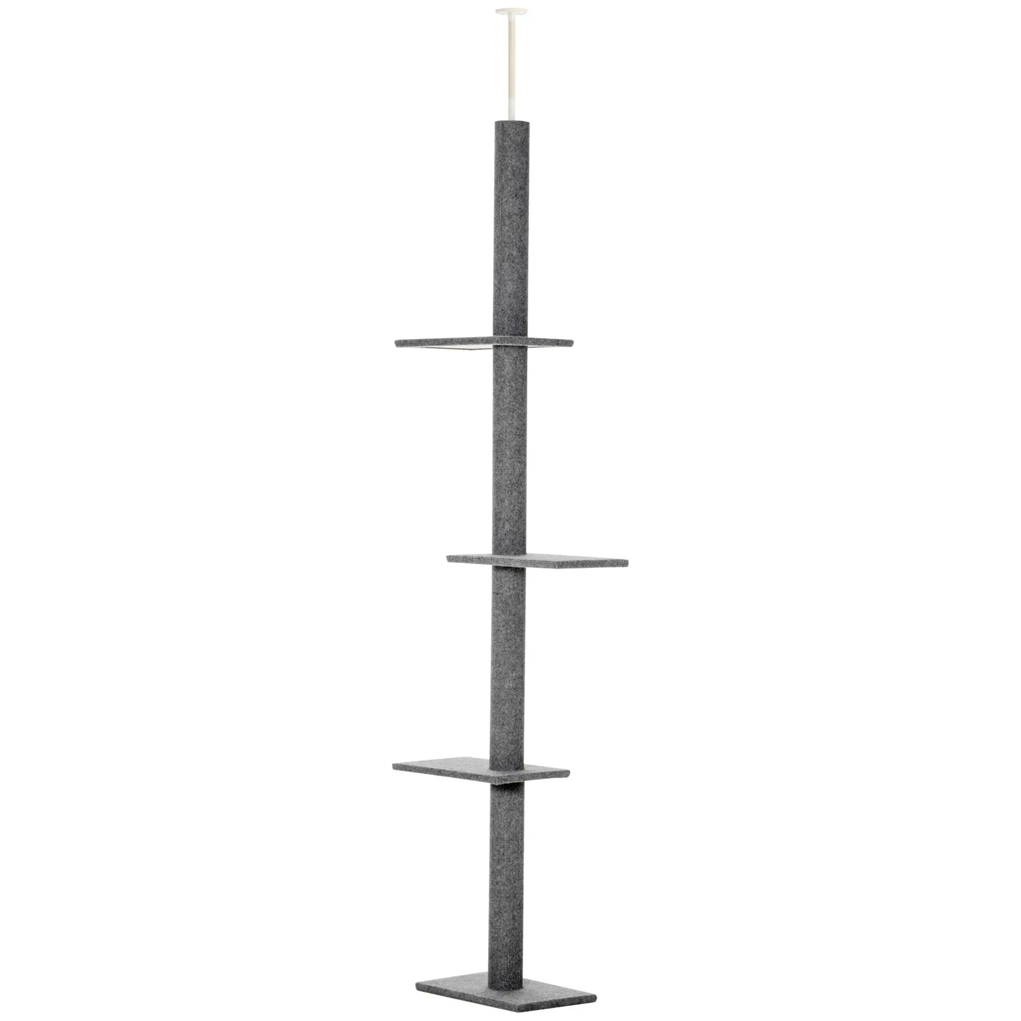 100 Cat Tree, 3 Perches Activity Center, Grey - Image 11