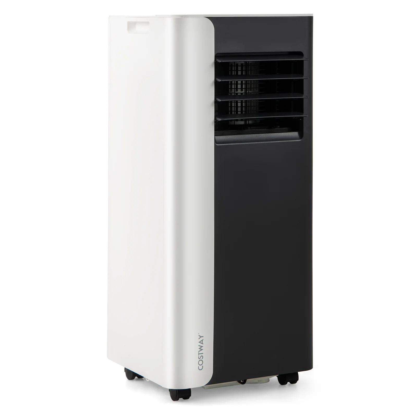 10000 BTU 3-in-1 Portable AC with Fan & Dehumidifier, Black/White