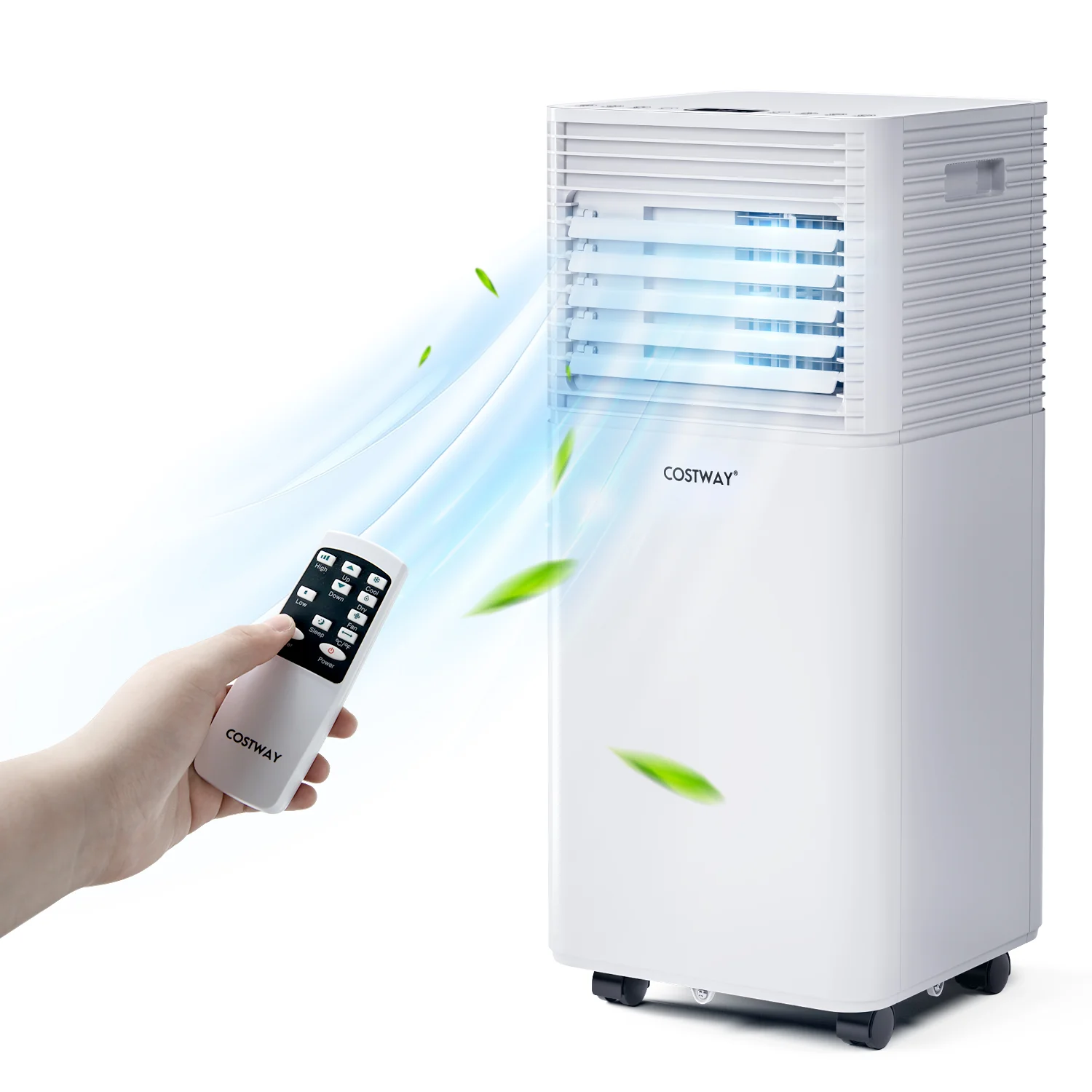 10000 BTU Air Cooler With Fan, Dehumidifier Mode, White - Image 3