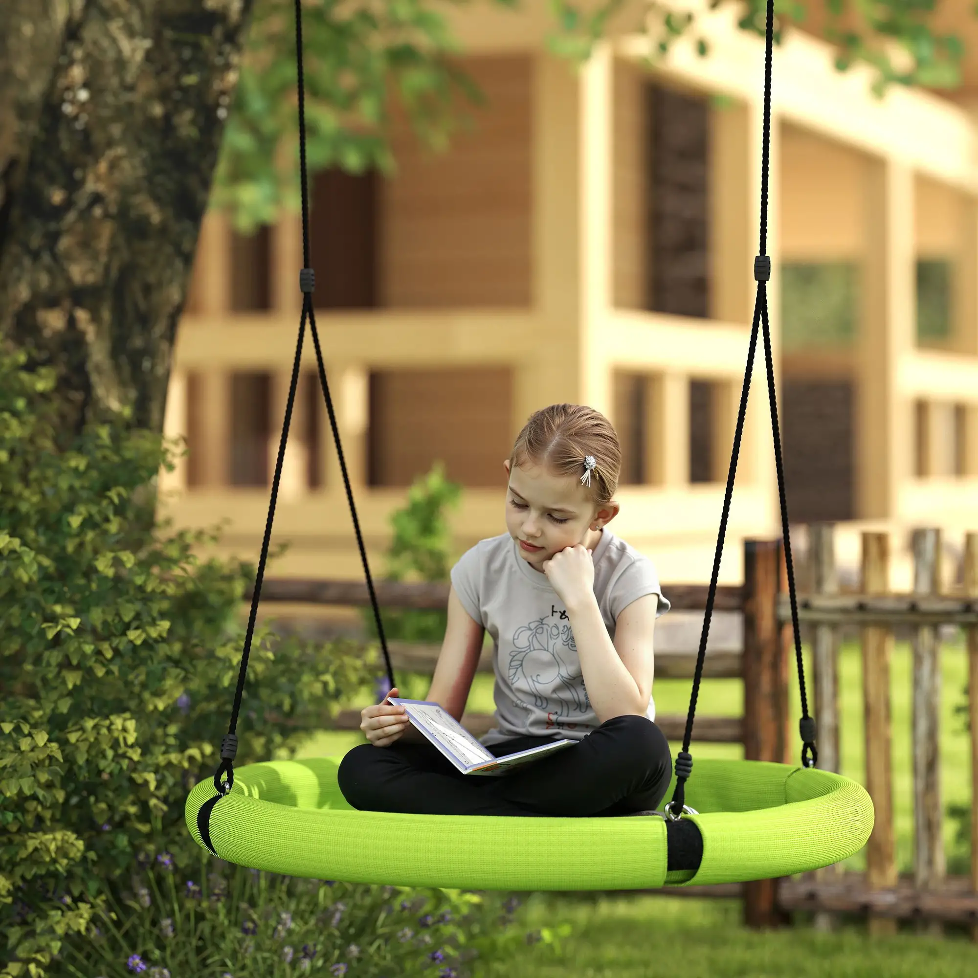 100cm Diameter Nest Seat For Kids, Height Adjustable, Outdoor Playground Garden - Image 8