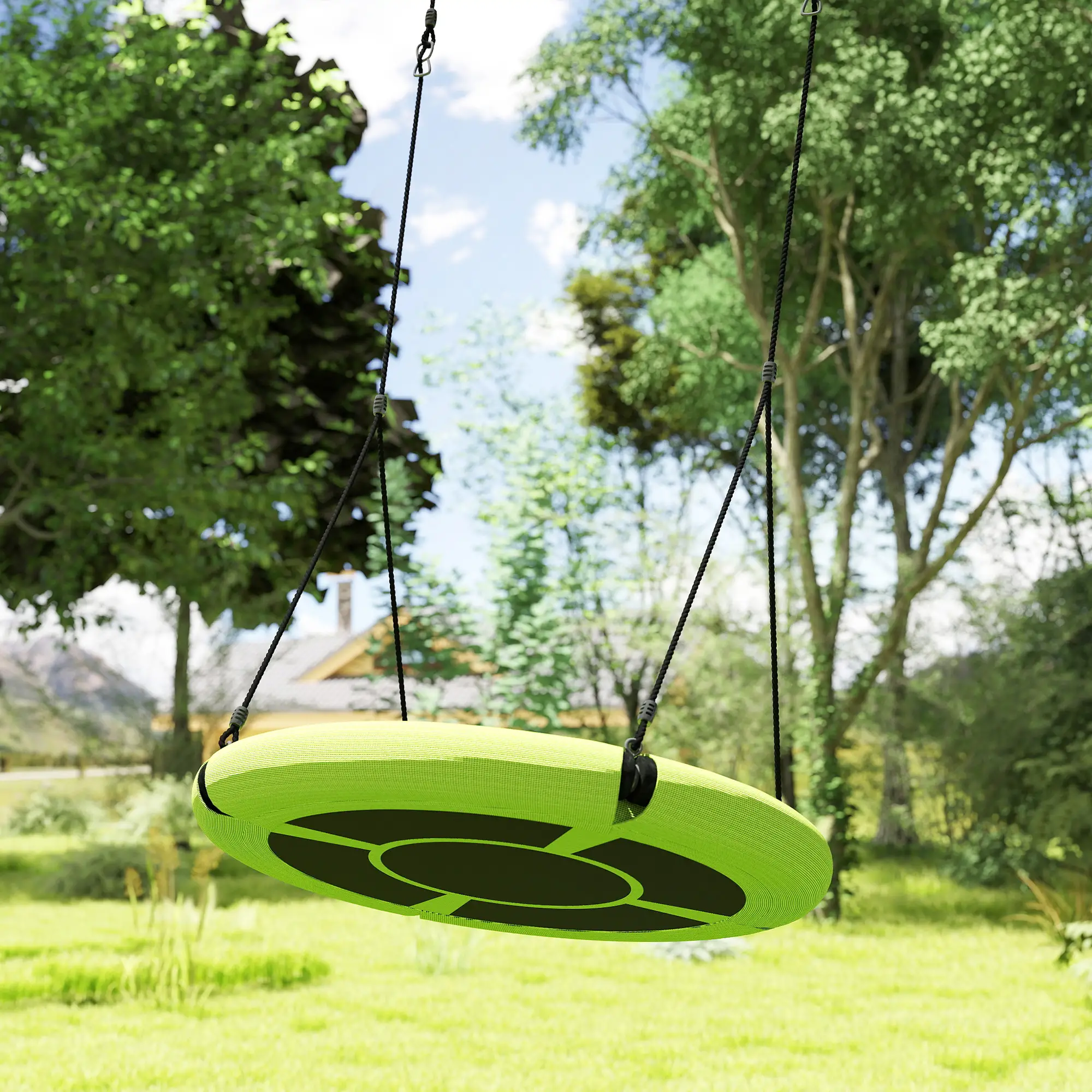 100cm Diameter Nest Seat For Kids, Height Adjustable, Outdoor Playground Garden - Image 9
