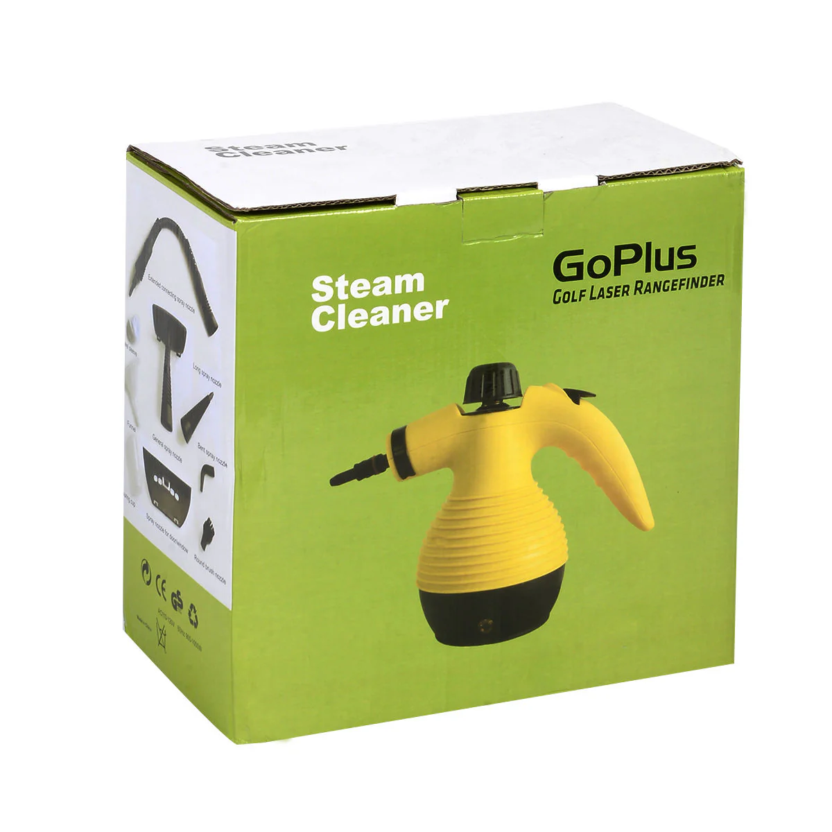 1050W Handheld Pressurized Steam Cleaner, Yellow - Image 5