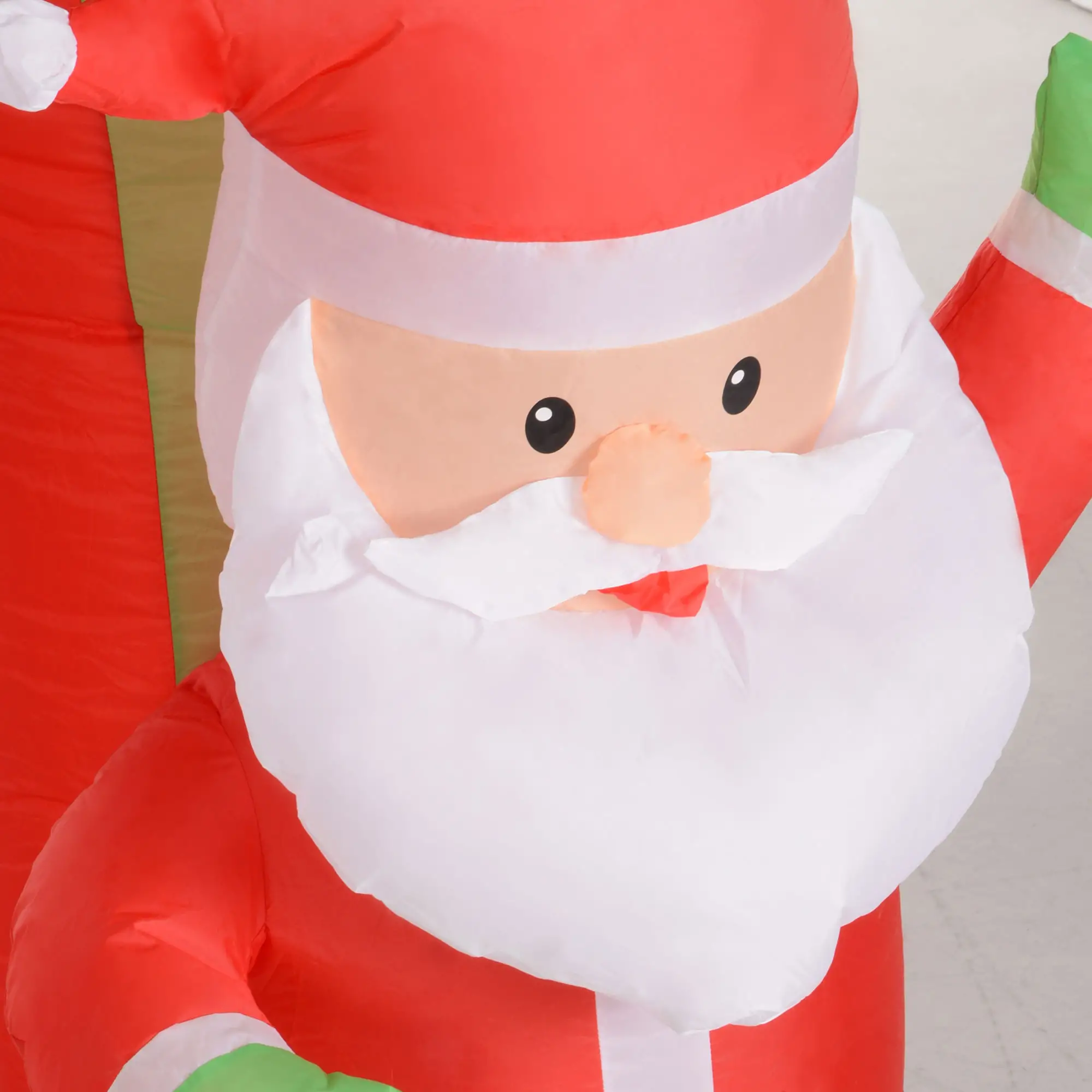 10FT Christmas Inflatable Archway, Santa Claus Snowman Arch, LED Lights - Image 9