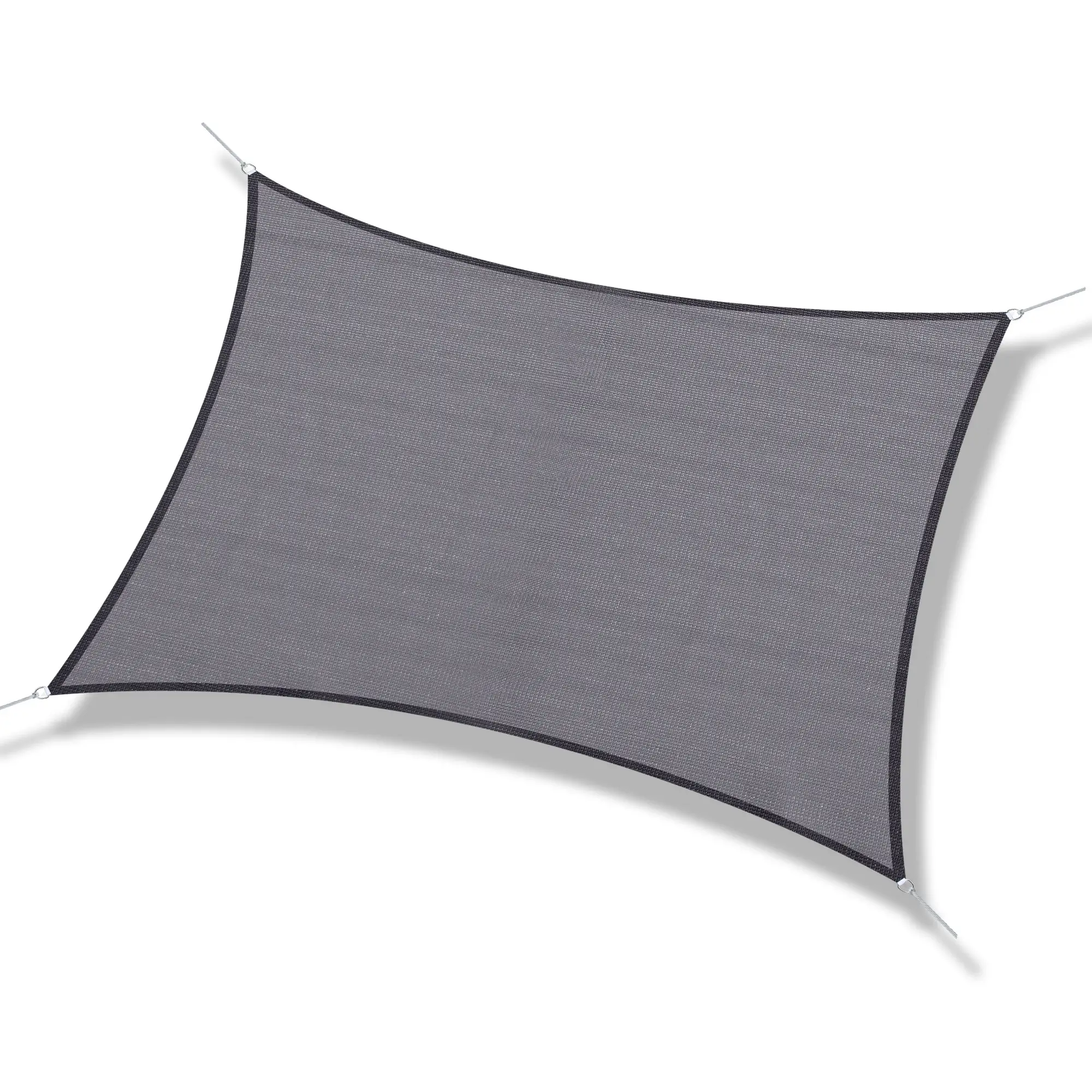 10ft x10ft Square Canopy Sun Sail Shade, UV Protector, Grey - Image 11