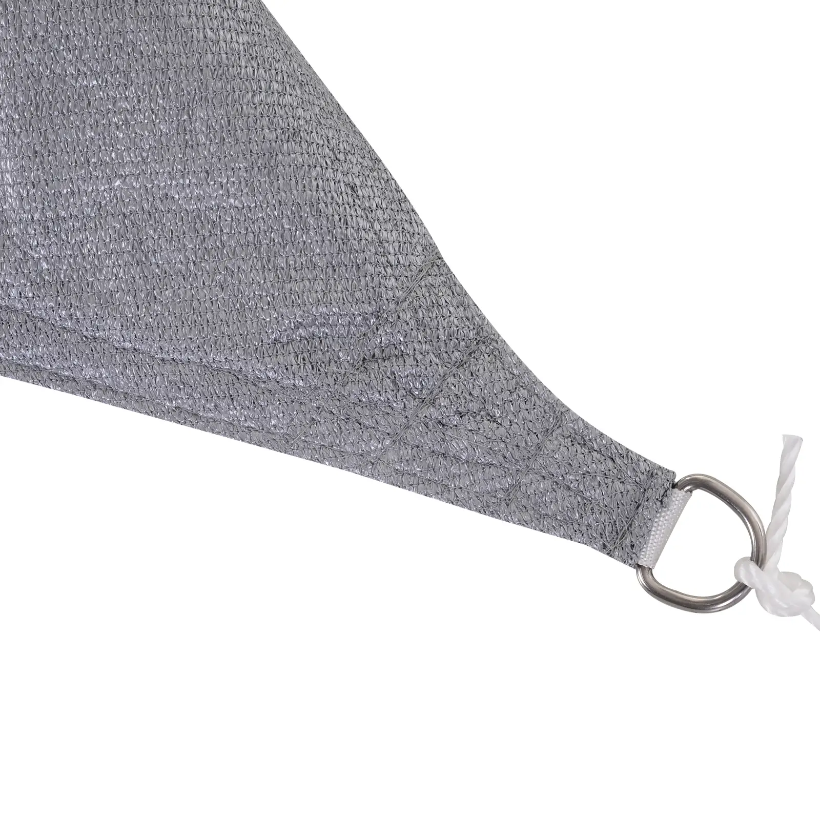 10ft x10ft Square Canopy Sun Sail Shade, UV Protector, Grey - Image 9