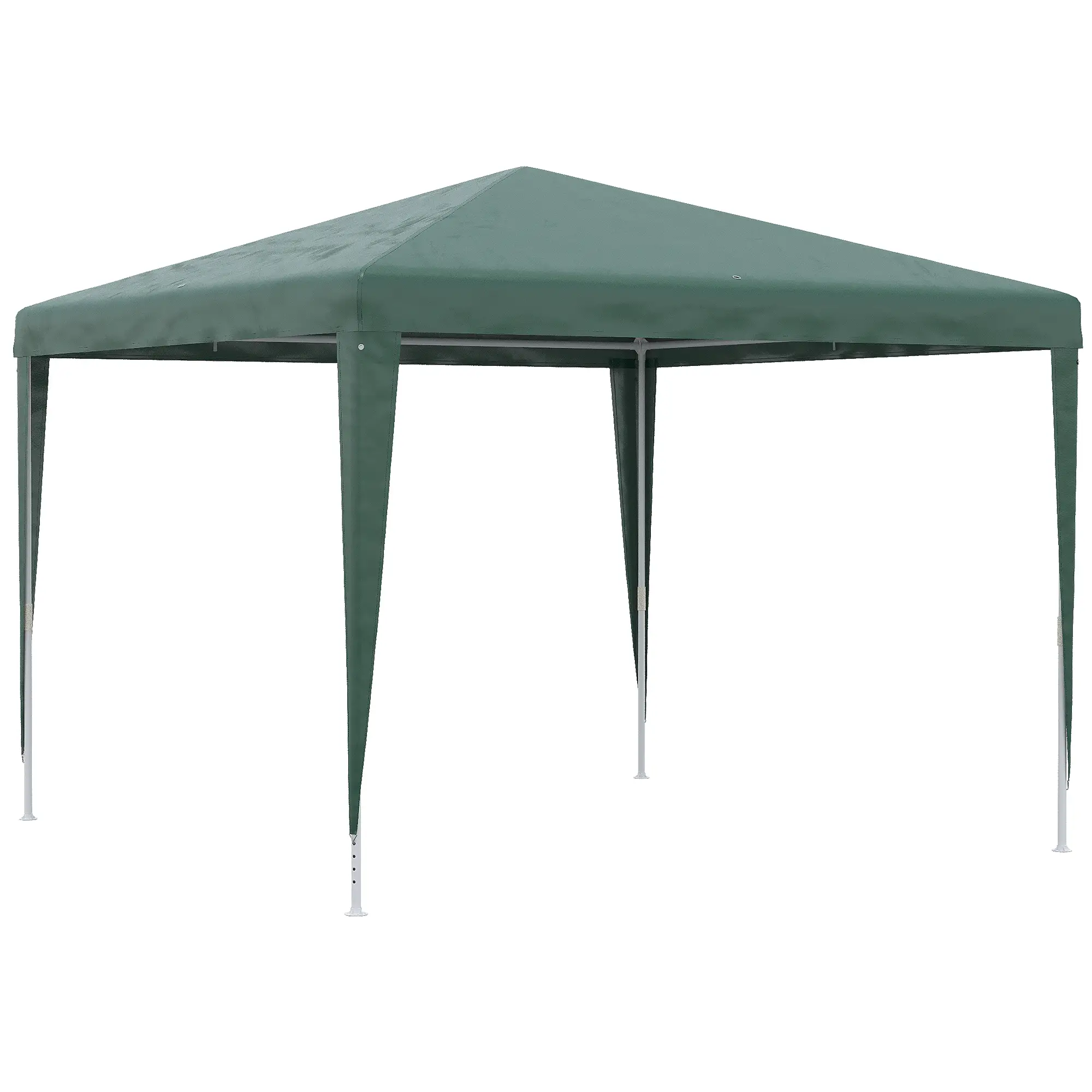 10x10ft Party Tent Portable Gazebo, Folding Garden Canopy Event Shelter Outdoor Sunshade Green - Image 11