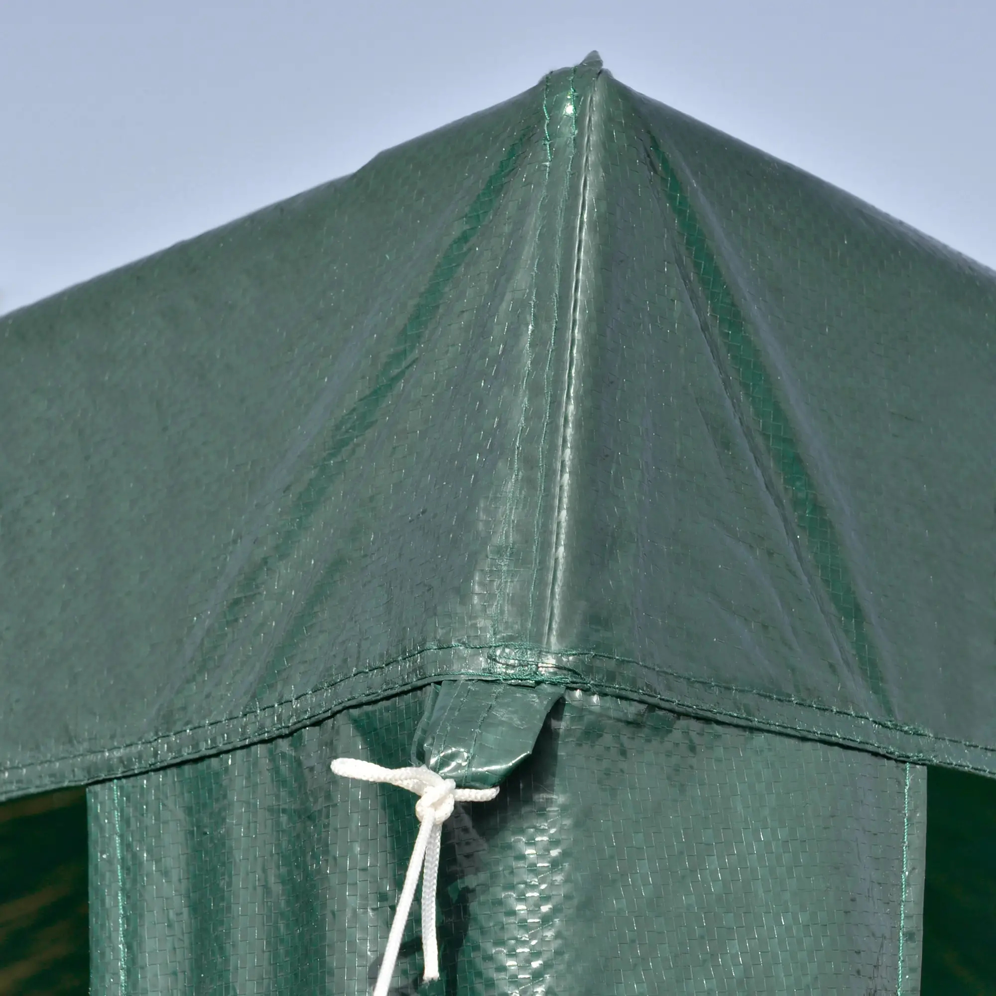 10x10ft Party Tent Portable Gazebo, Folding Garden Canopy Event Shelter Outdoor Sunshade Green - Image 9