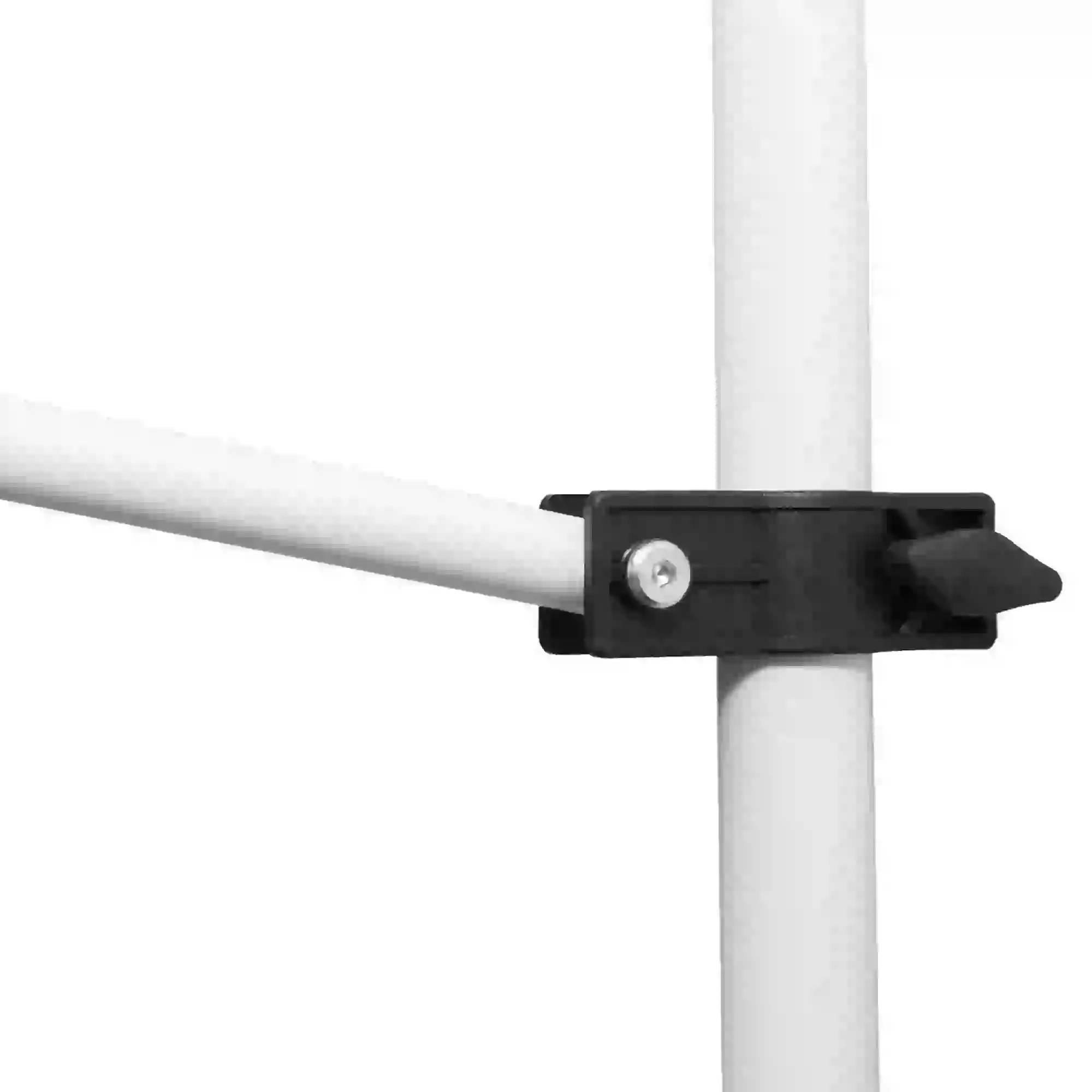 10x5ft Manual Retractable Awning, Patio Sun Shade, Water Resistant, White - Image 9