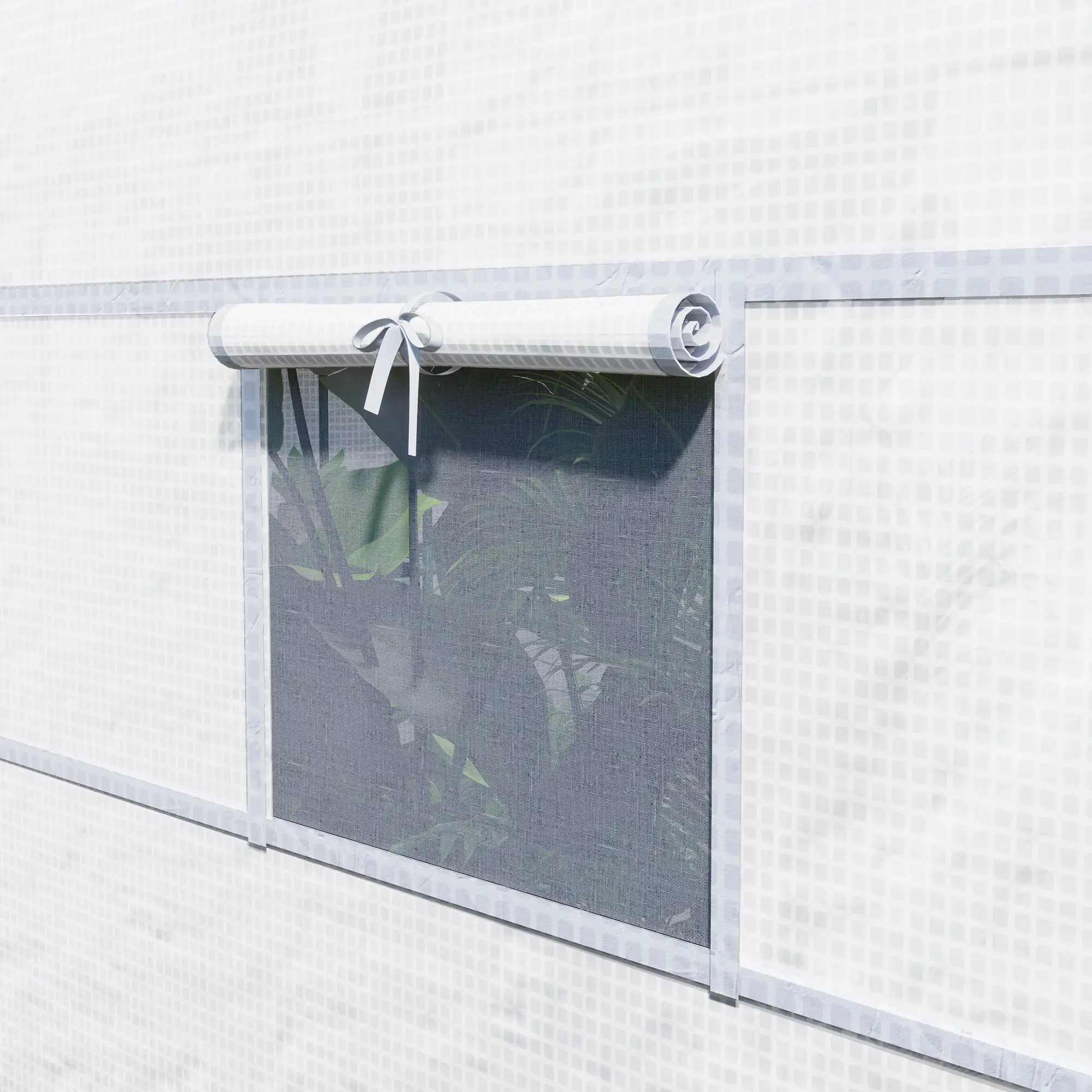 11.5' x 6.6' x 6.6' Portable Walk-In Greenhouse, White - Image 9