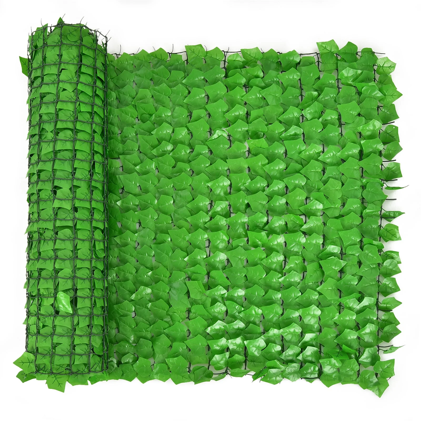118 x 39 Inch Artificial Ivy Privacy Fence, Light Green