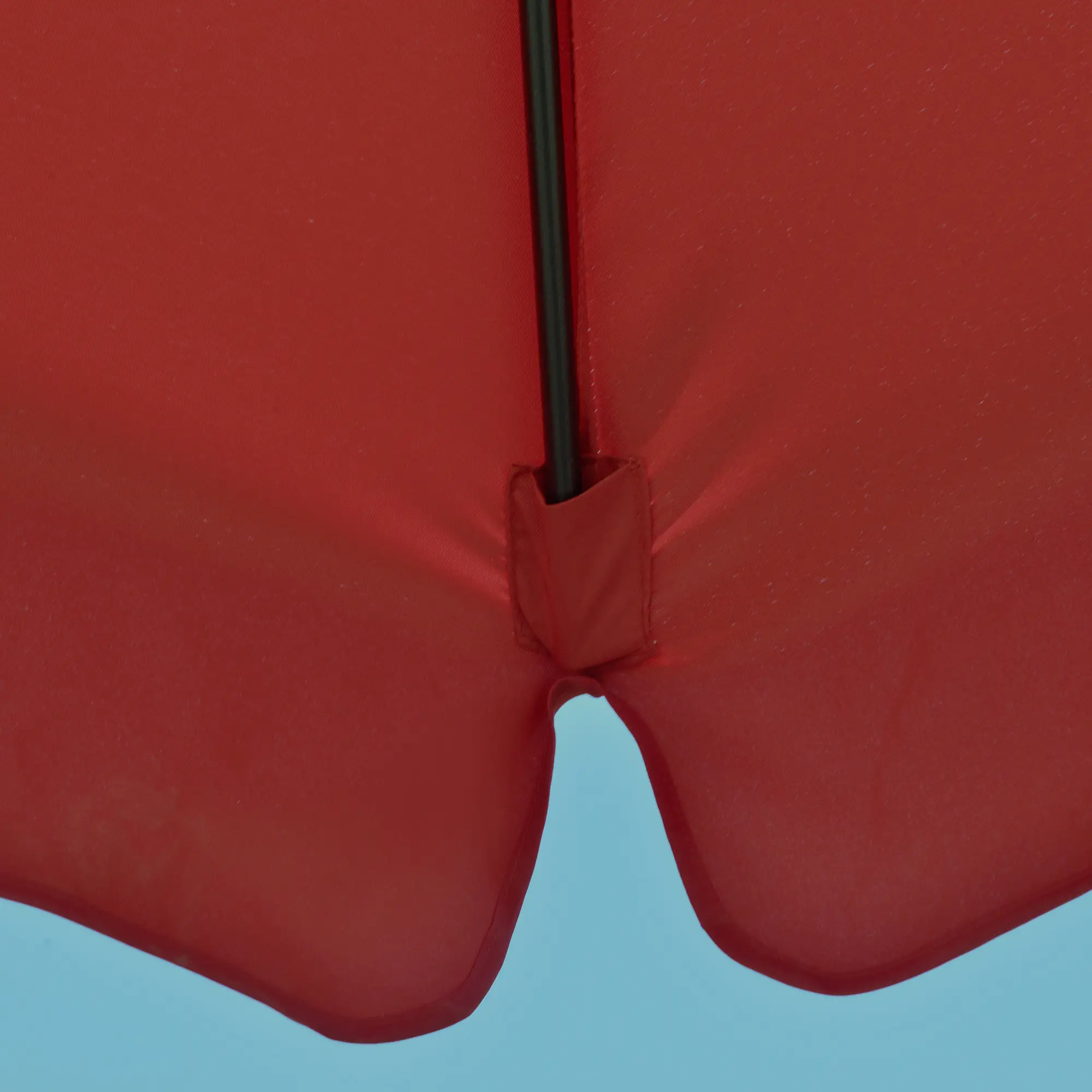 11FT Cantilever Patio Umbrella, Offset Hanging, Easy Tilt, Cross Base, Red - Image 11