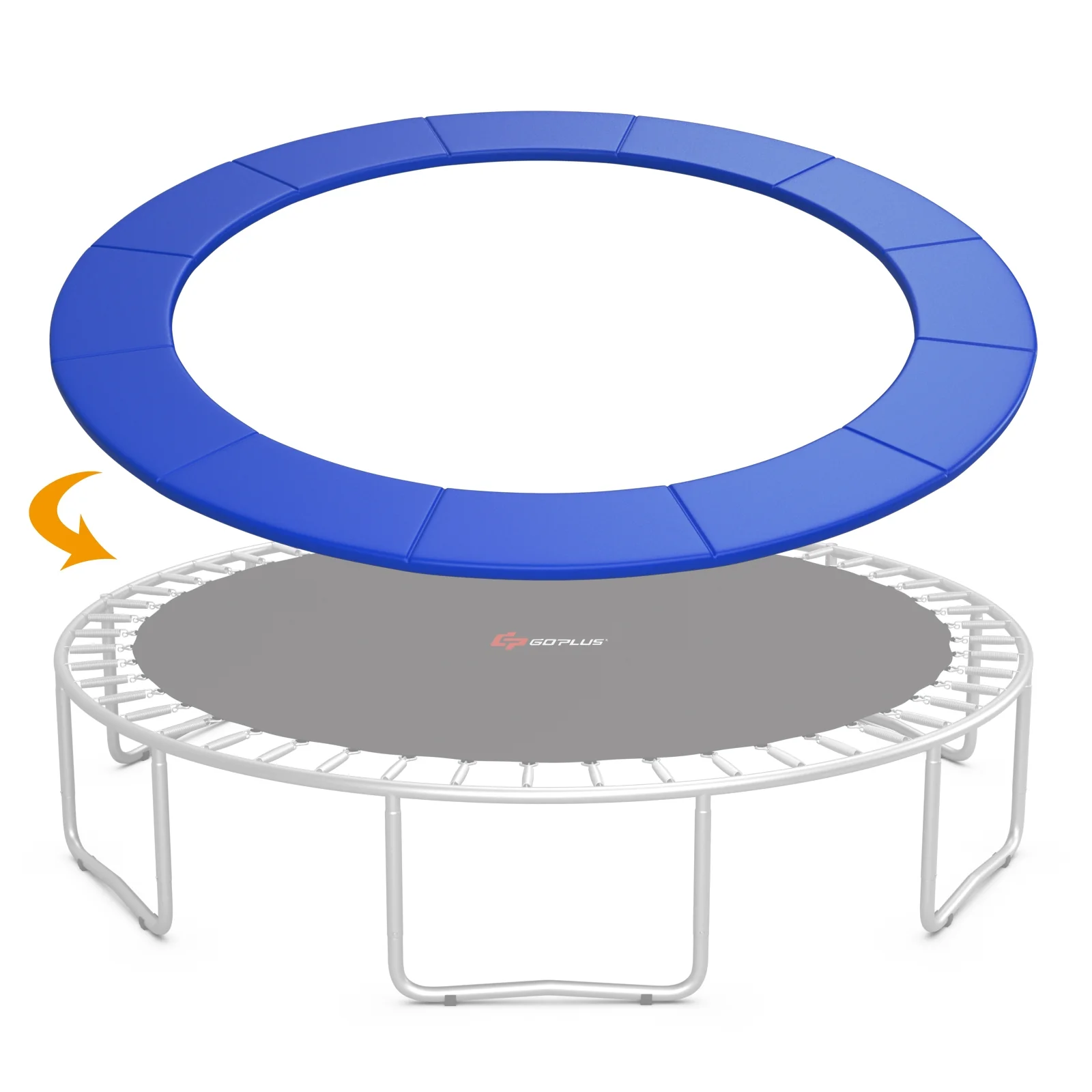 12 Feet Universal Trampoline Safety Pad, Blue - Image 3