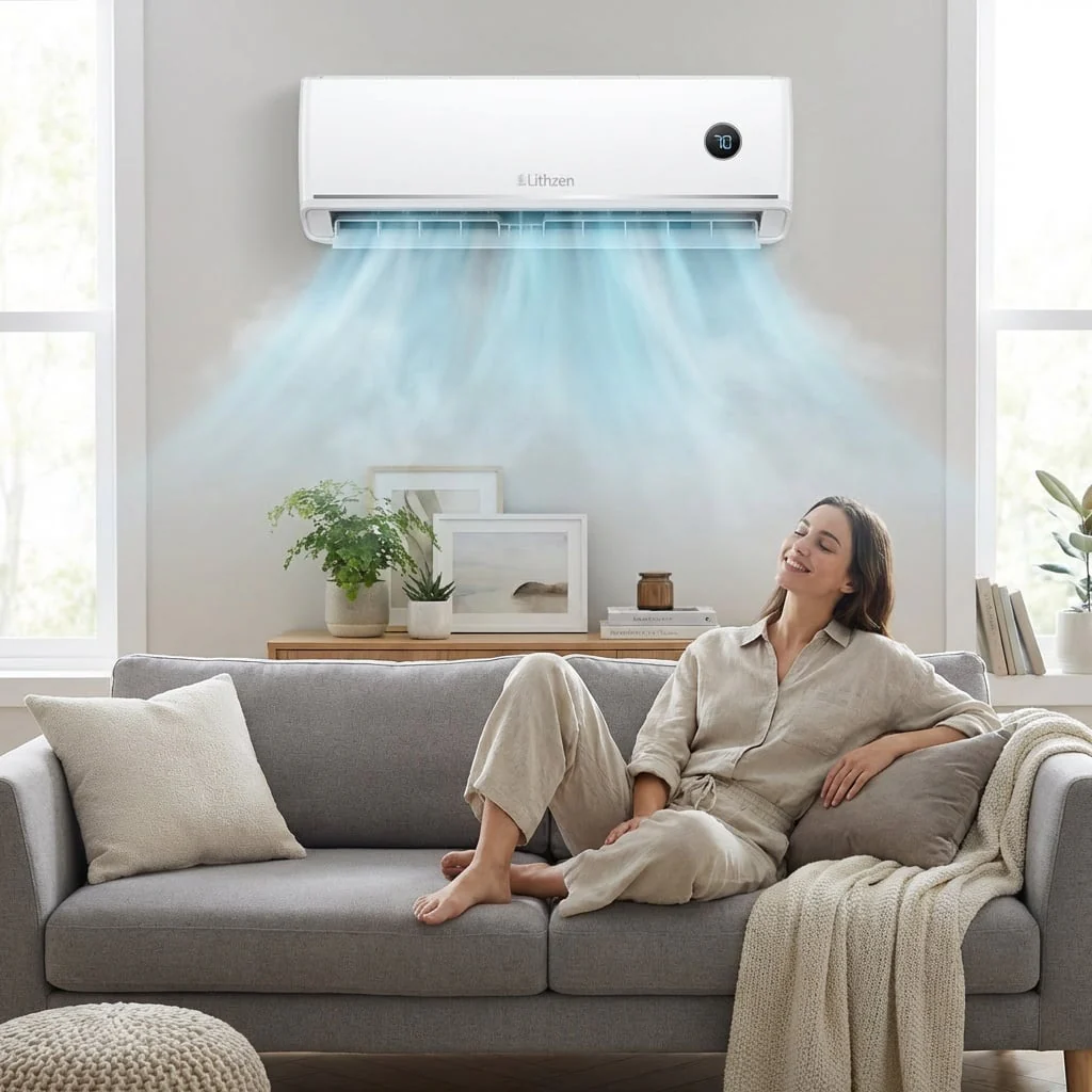 12000 BTU Mini Split, Works At -15℃, White - Image 2