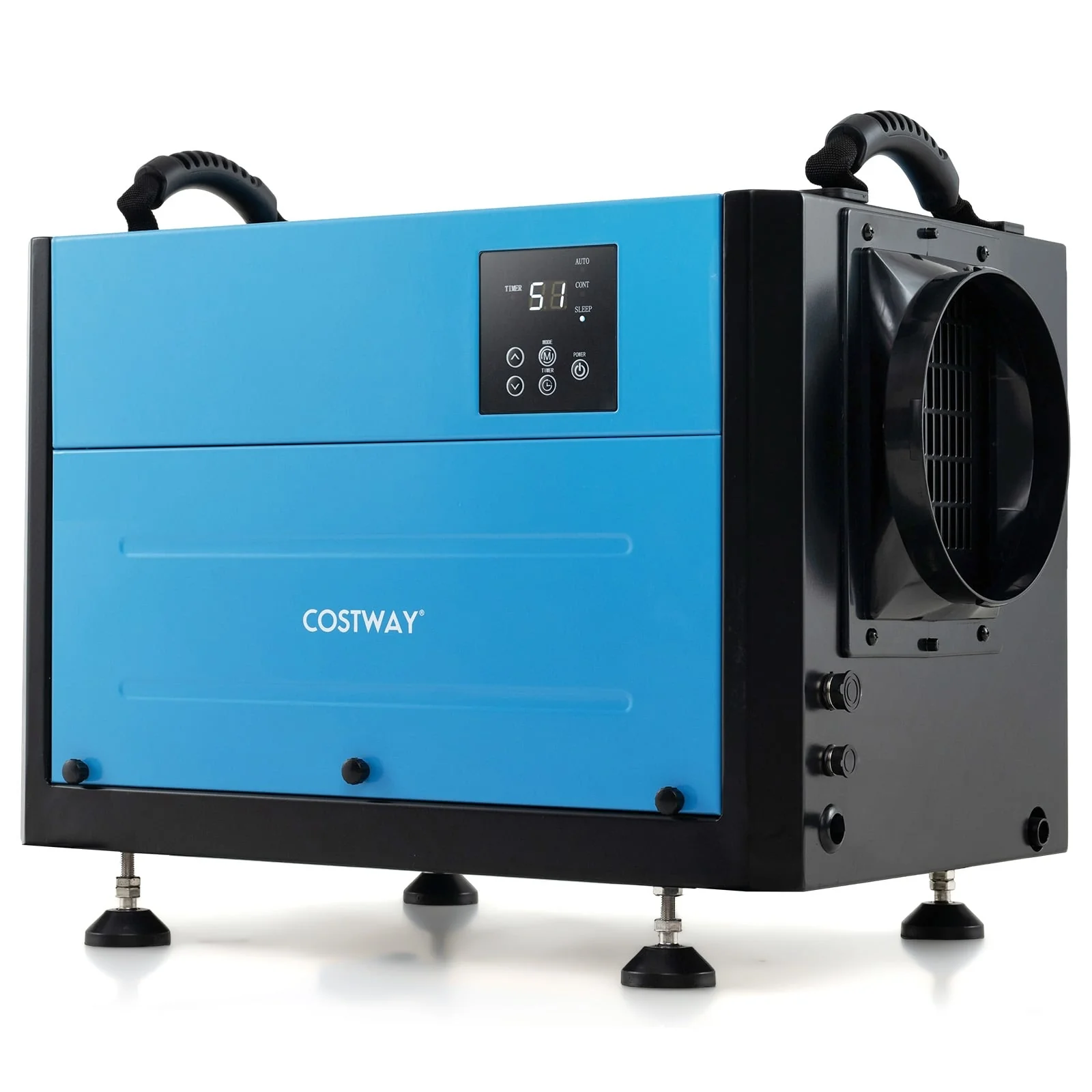 124 Pint Crawl Space Dehumidifier, 3 Modes, 24H Timer, Blue - Image 2
