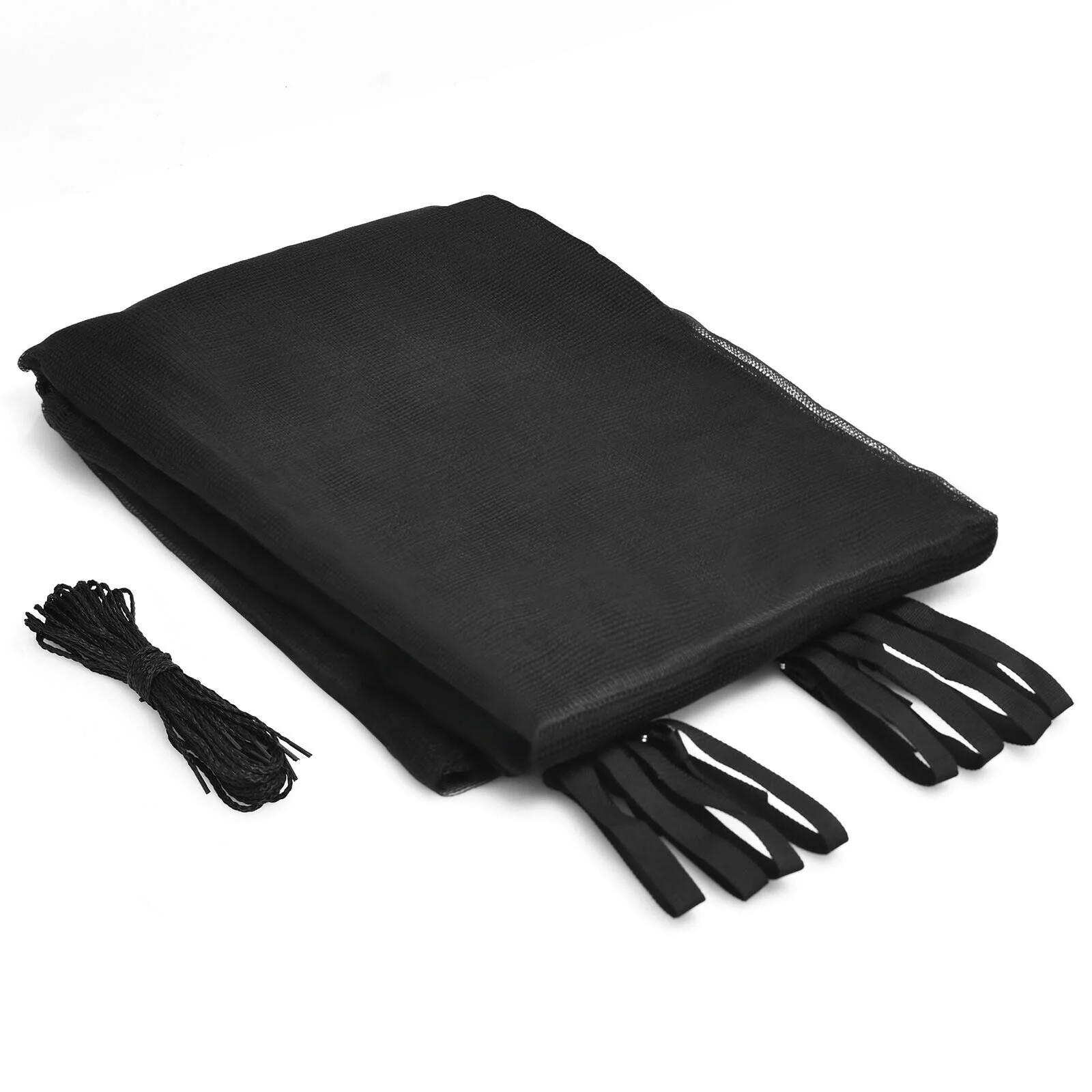 12Ft Replacement Weather-Resistant Trampoline Safety Net, Black