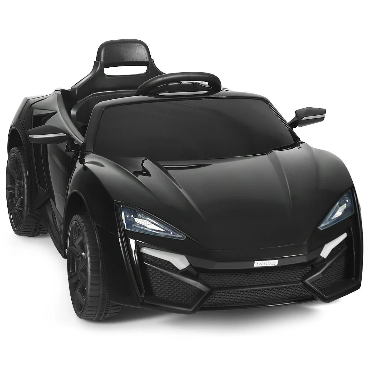 12V 2.4G RC Electric Vehicle With Lights, Black - Image 4