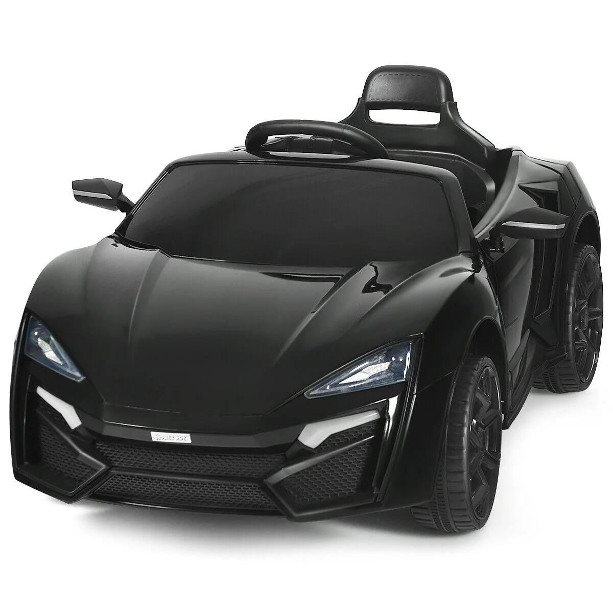 12V 2.4G RC Electric Vehicle With Lights, Black - Image 5