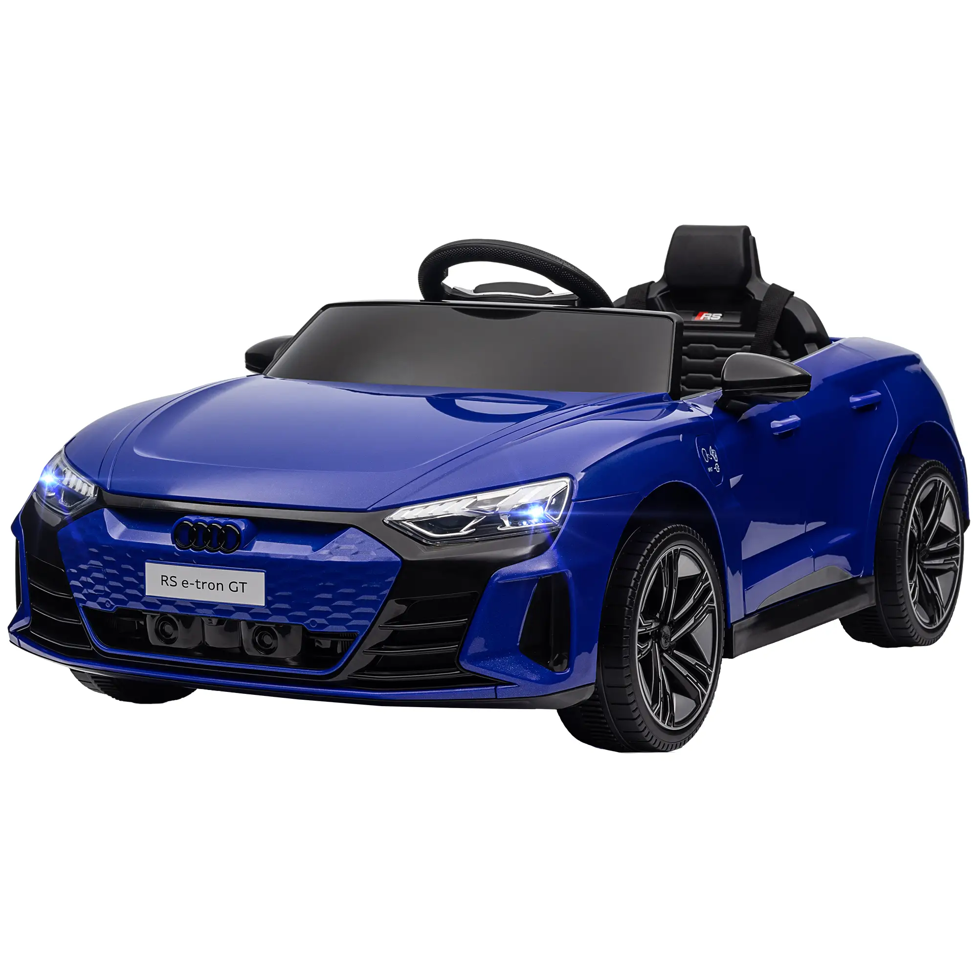 12V Kids Ride On Car, Battery Powered Electric Car, Remote Control, Navy Blue