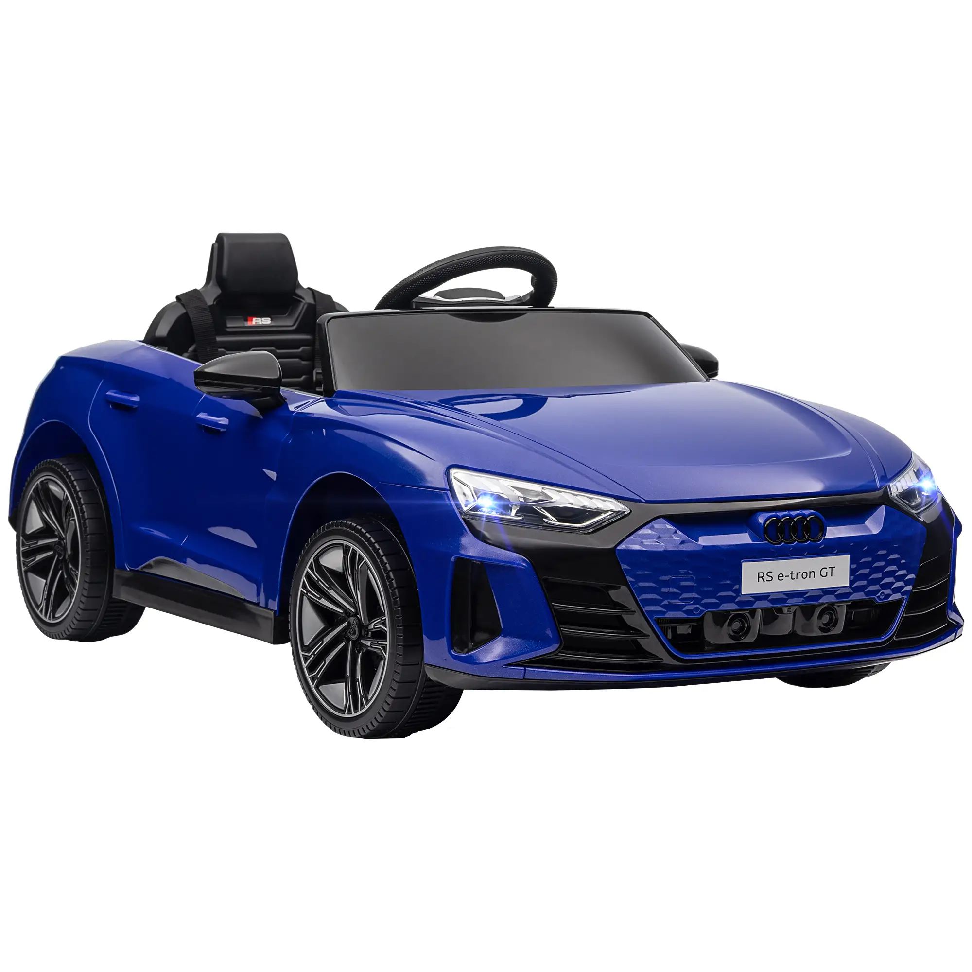 12V Kids Ride On Car, Battery Powered Electric Car, Remote Control, Navy Blue - Image 11