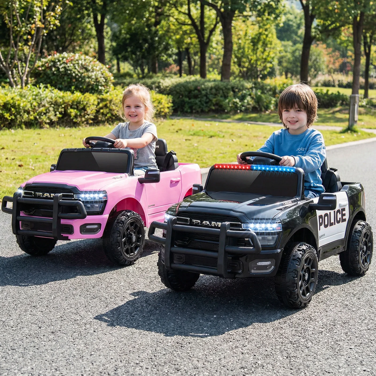 12V Kids Ride On Car Licensed RAM 3500 Electric Vehicle with Remote Control, Black - Image 3