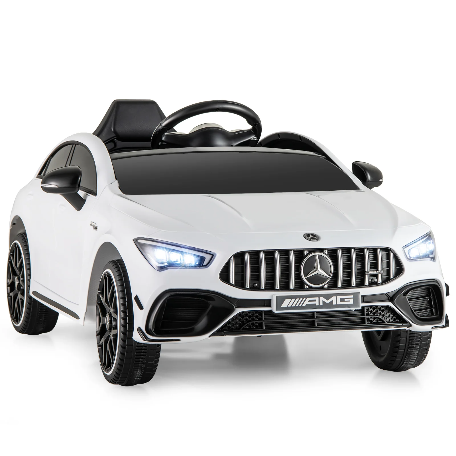 12V Kids Ride On Car With Remote, White