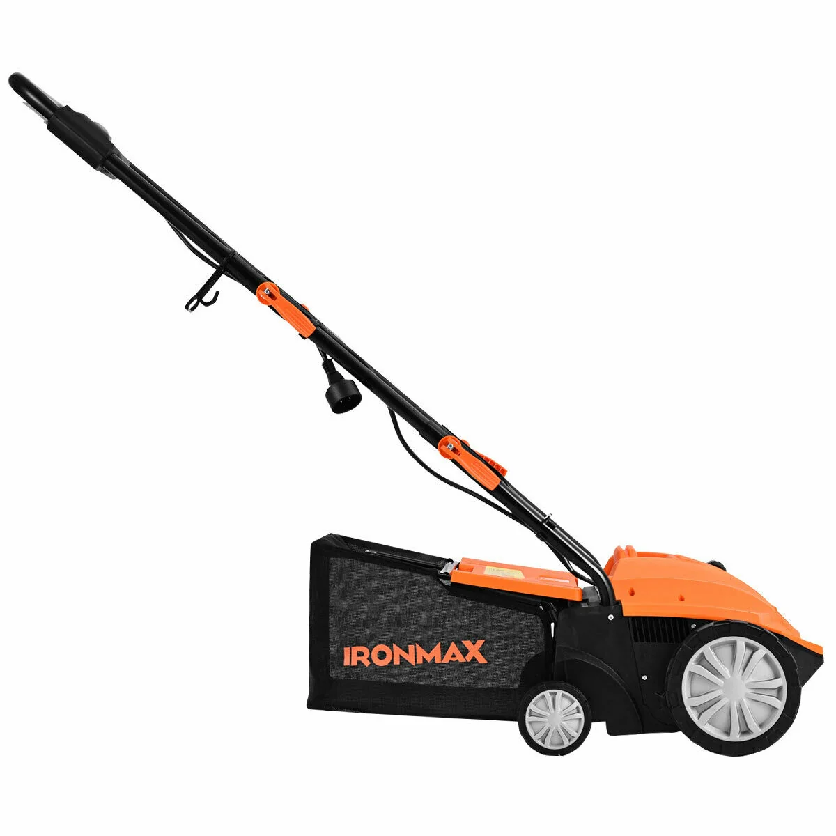 13 Inch 12 Amp Electric Scarifier, Collection Bag, Removable Blades, Orange - Image 8