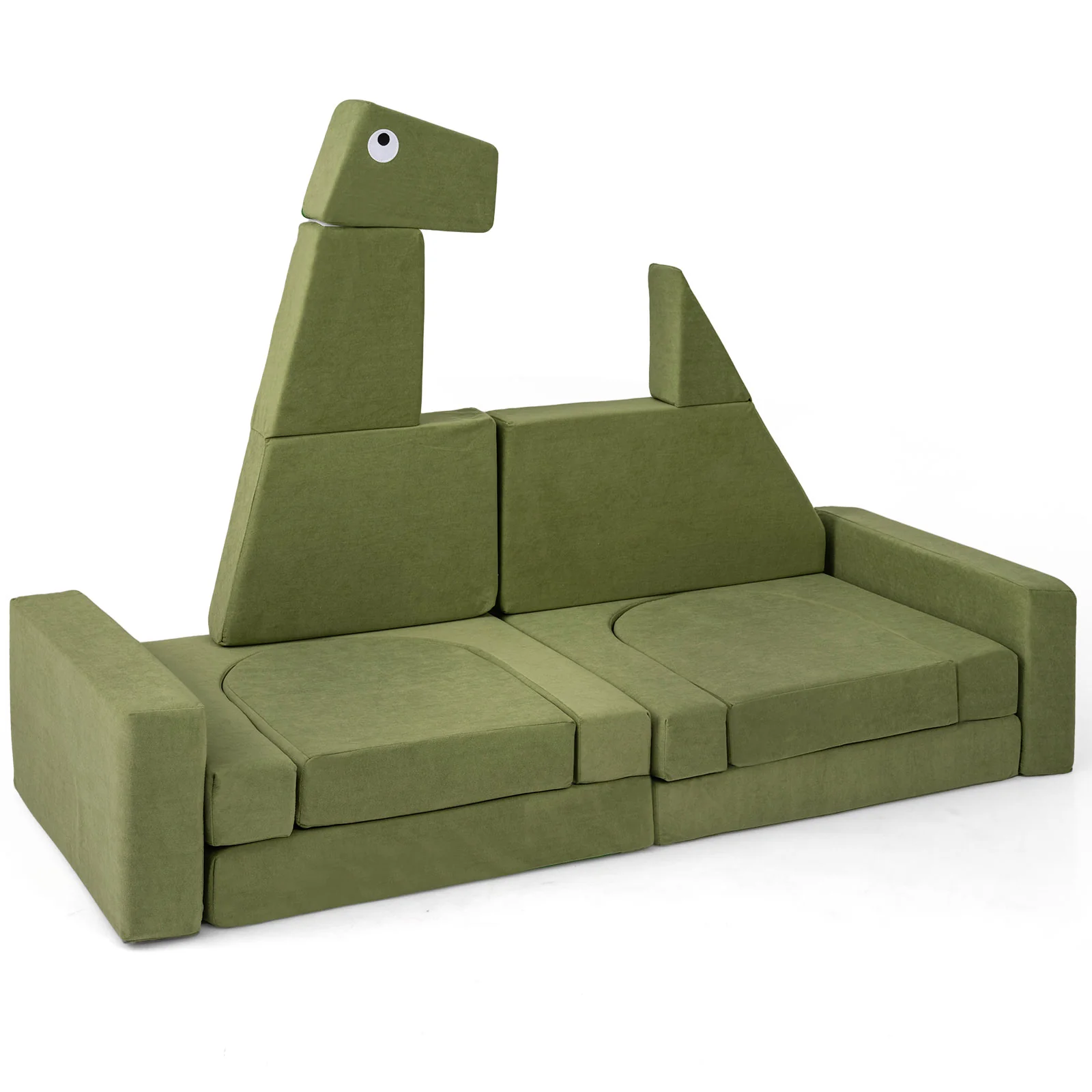 13 Pieces Modular Kids Play Couch for Inspiring Creativity - Image 4
