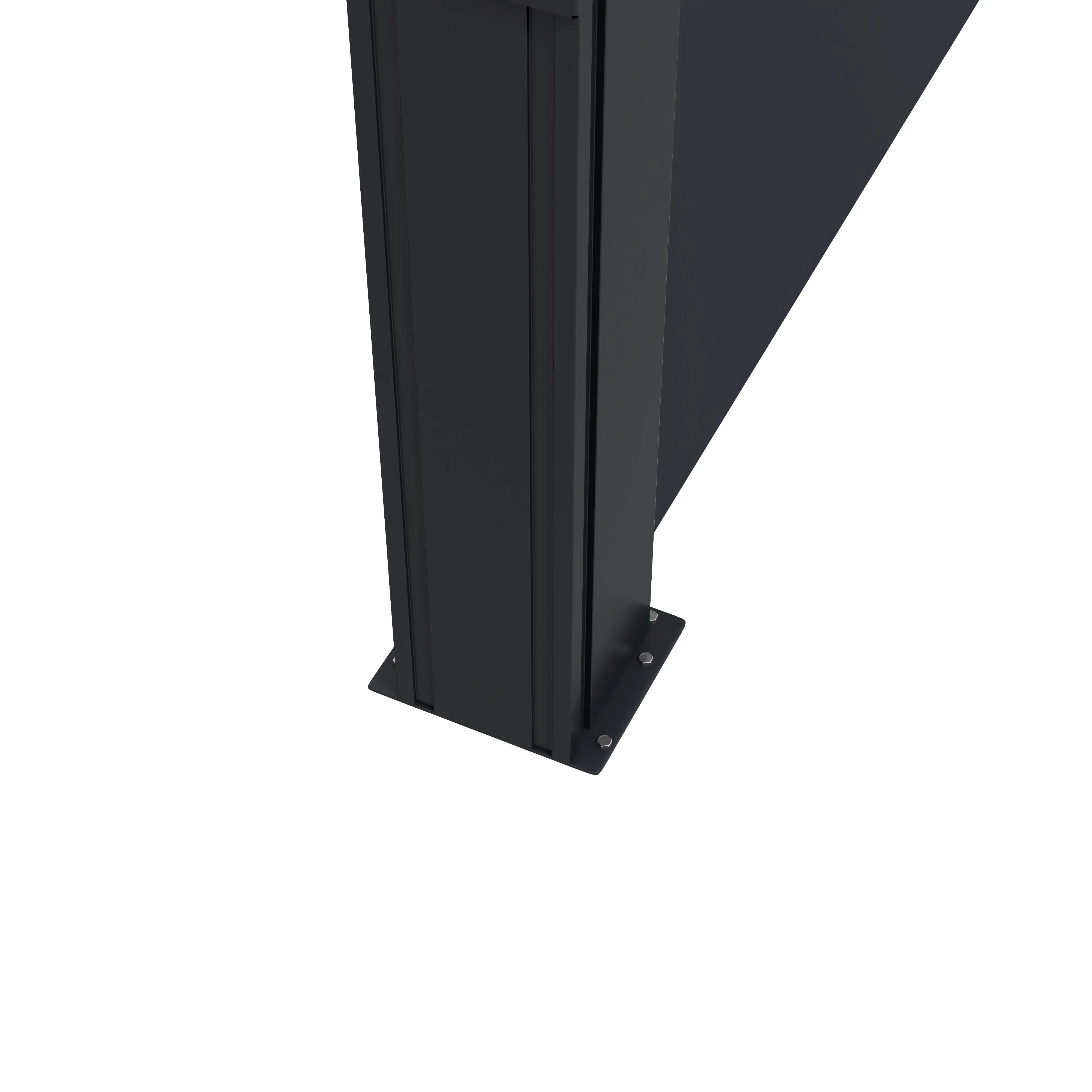 13' x 5' Retractable Side Awning, Outdoor Privacy Screen, Black - Image 10