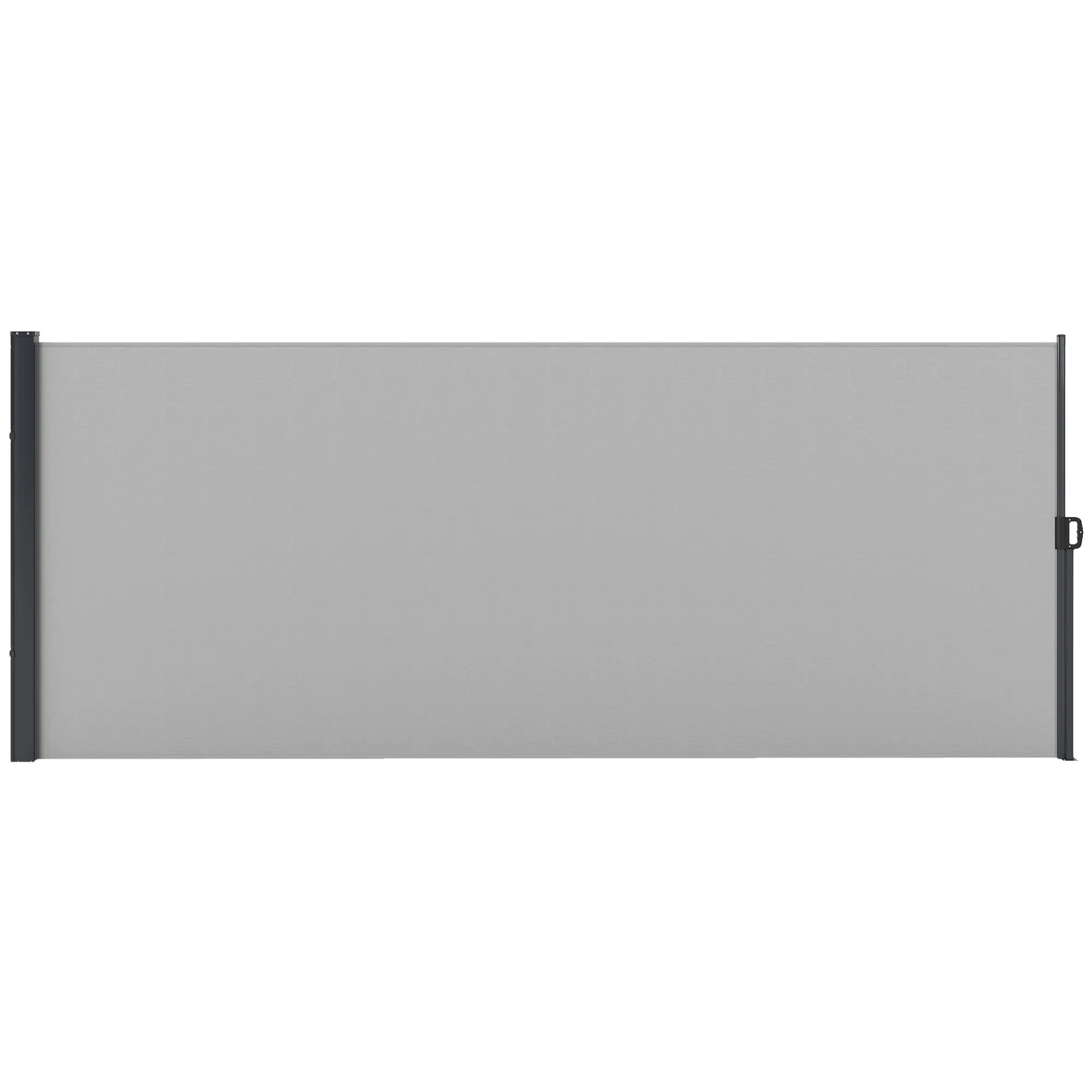 13' x 5' Retractable Side Awning, Outdoor Privacy Screen, Light Grey - Image 11