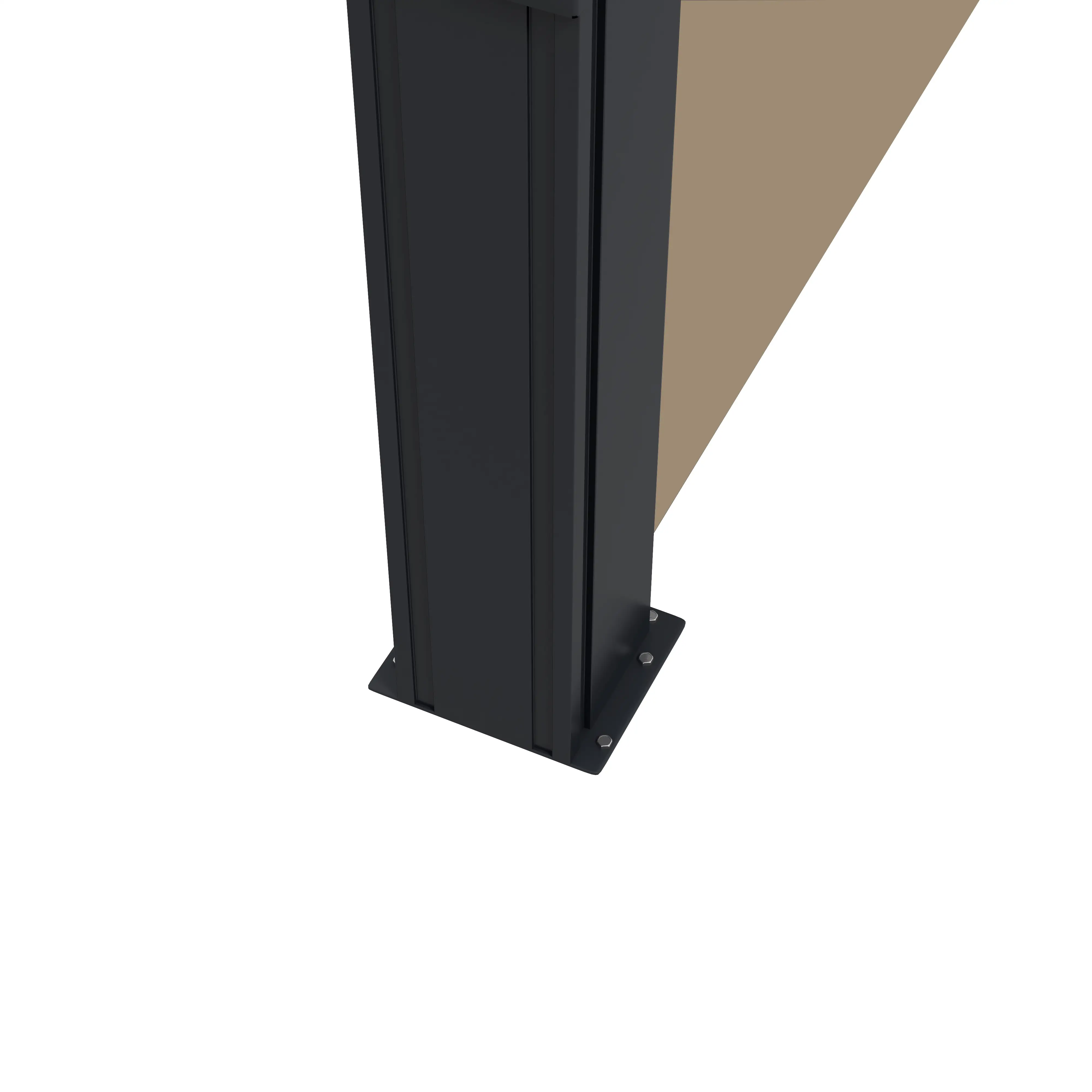 13' x 6' Retractable Awning, Outdoor Privacy Screen, Khaki - Image 10