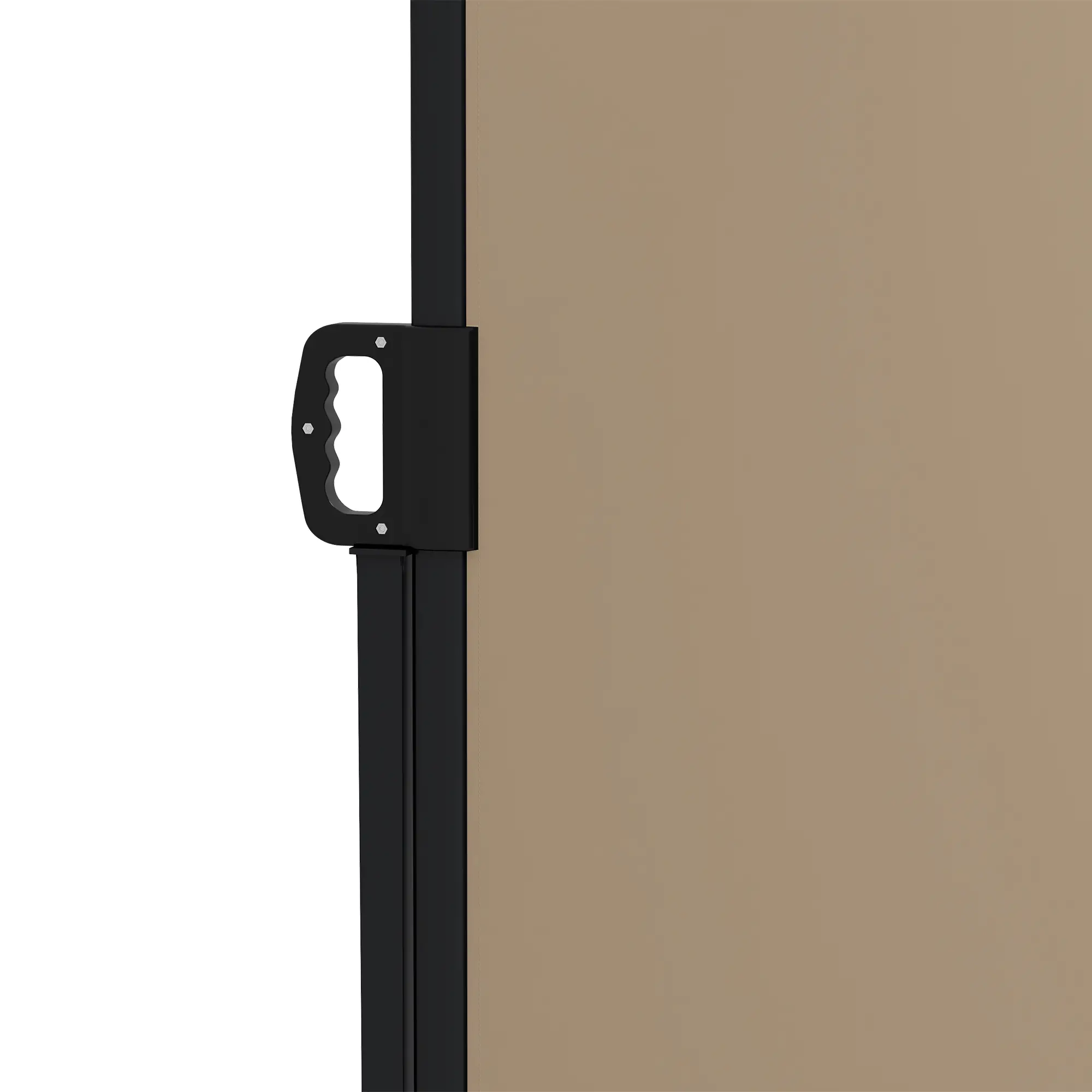 13' x 6' Retractable Awning, Outdoor Privacy Screen, Khaki - Image 9