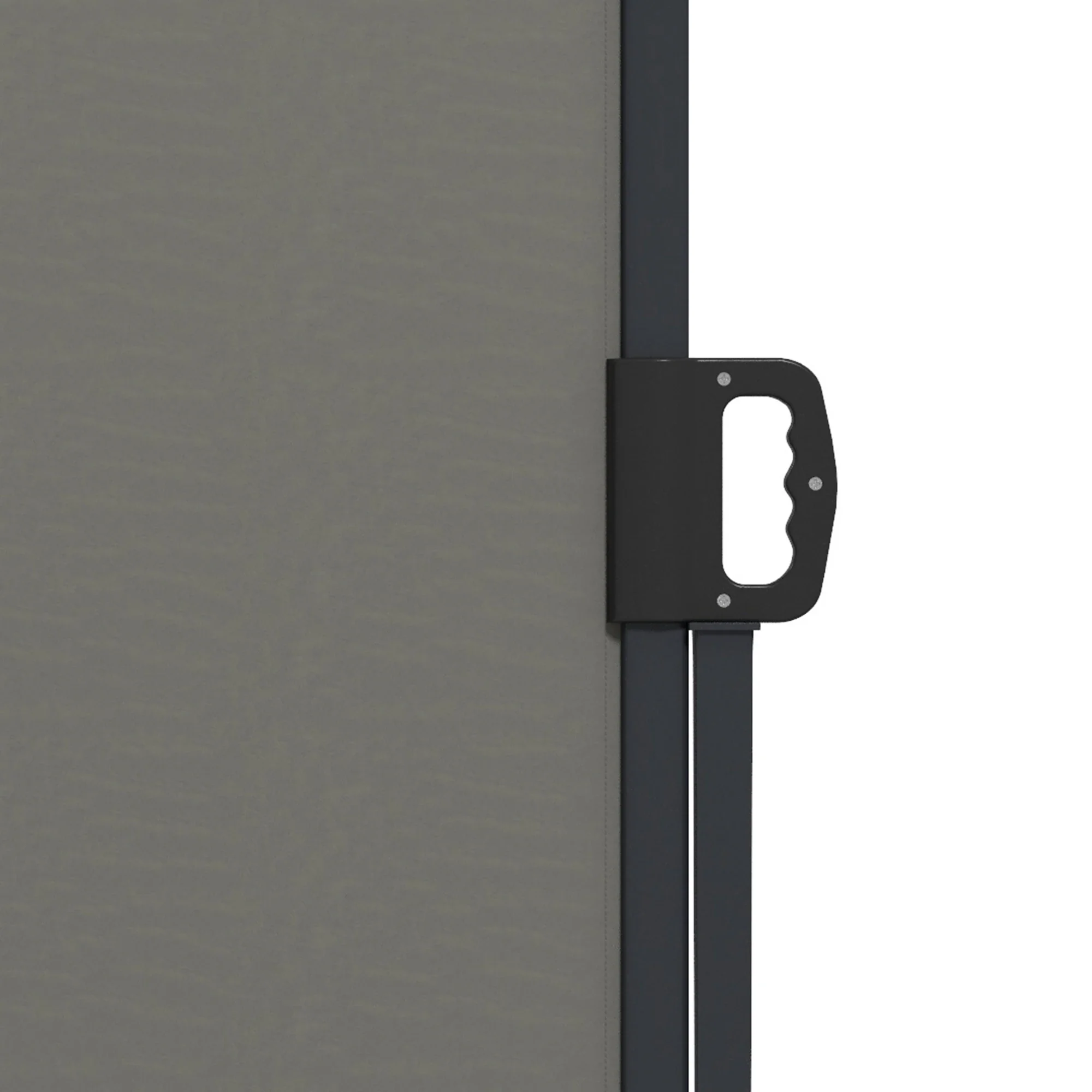 13' x 6' Retractable Side Awning, Outdoor Privacy Screen, Dark Grey - Image 10