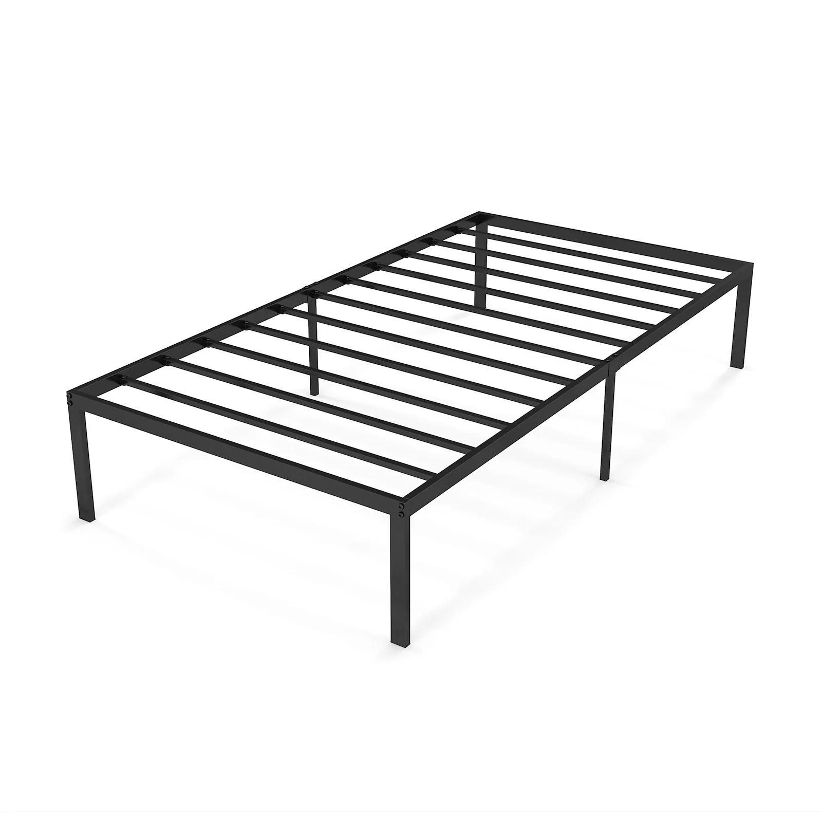 14 Inch Heavy Duty Metal Platform, Black - Image 4
