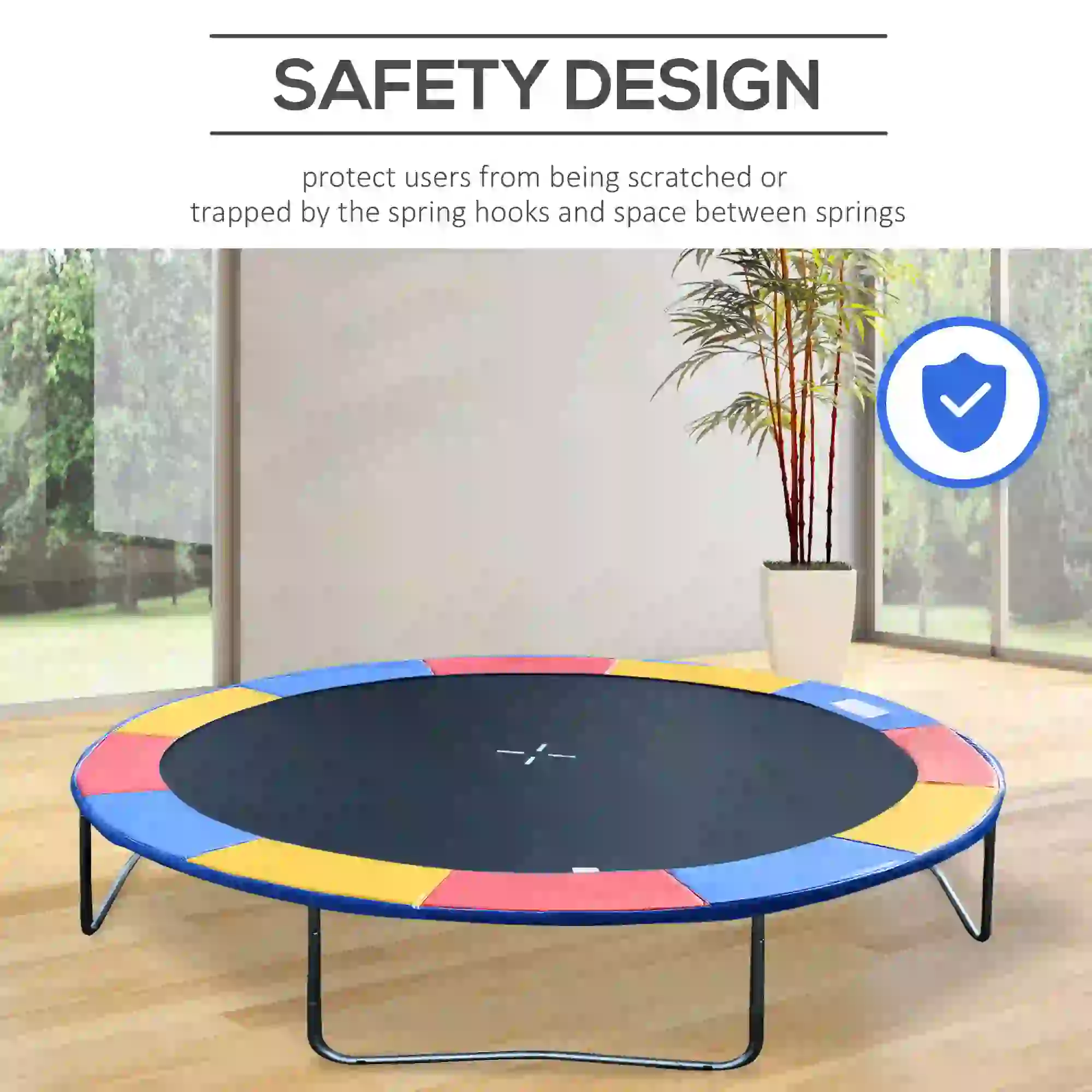 14FT Trampoline Pad, ⌀168", Replacement, Jump Bounce, Colorful - Image 7