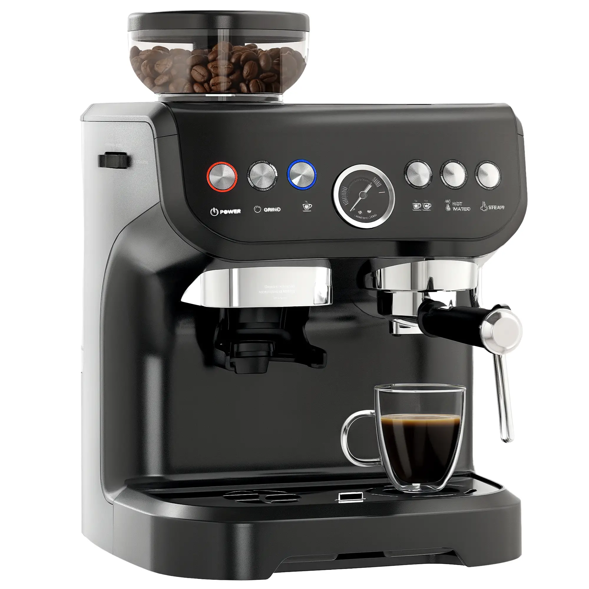 15 Bar Espresso Machine With Milk Frother & Grinder - Image 11