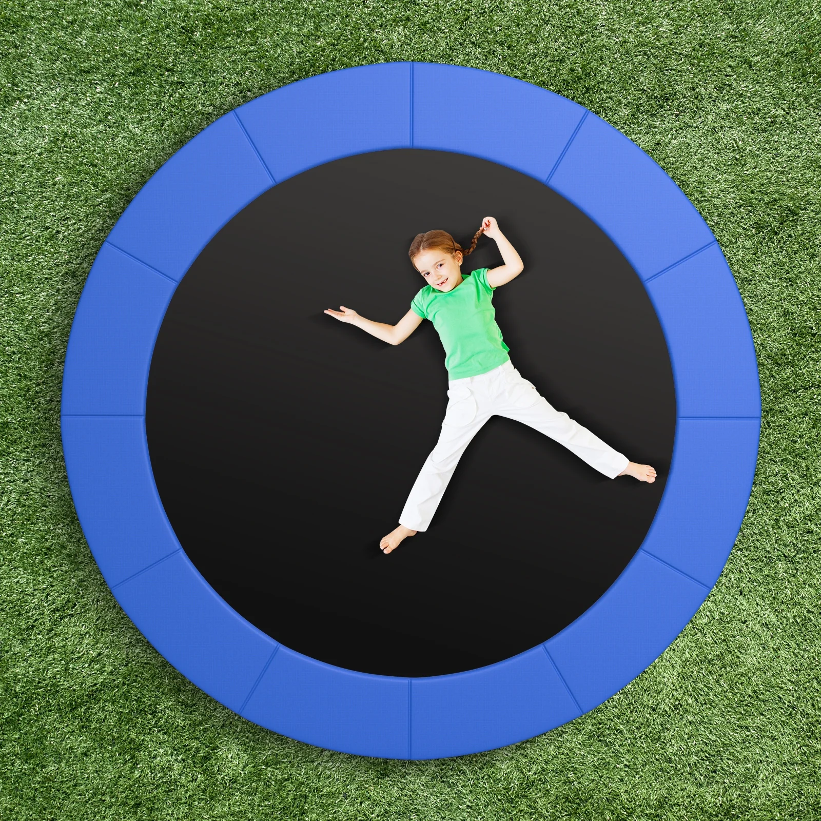 15 Feet Trampoline Pad Replacement, Safety Pad, Blue - Image 2