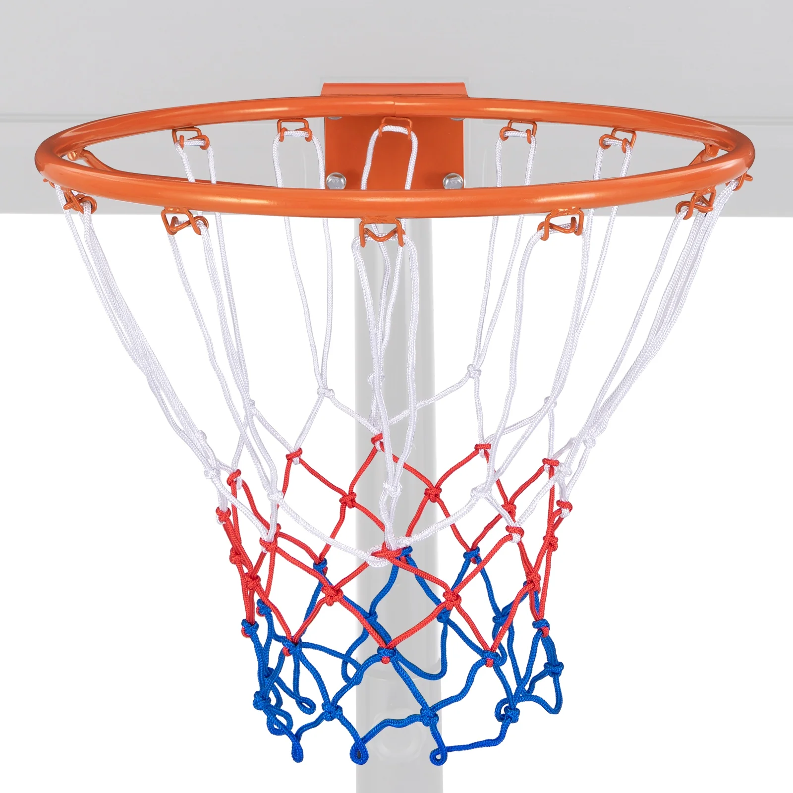 15 Inch Basketball Rim, All Weather Net, Orange - Image 5