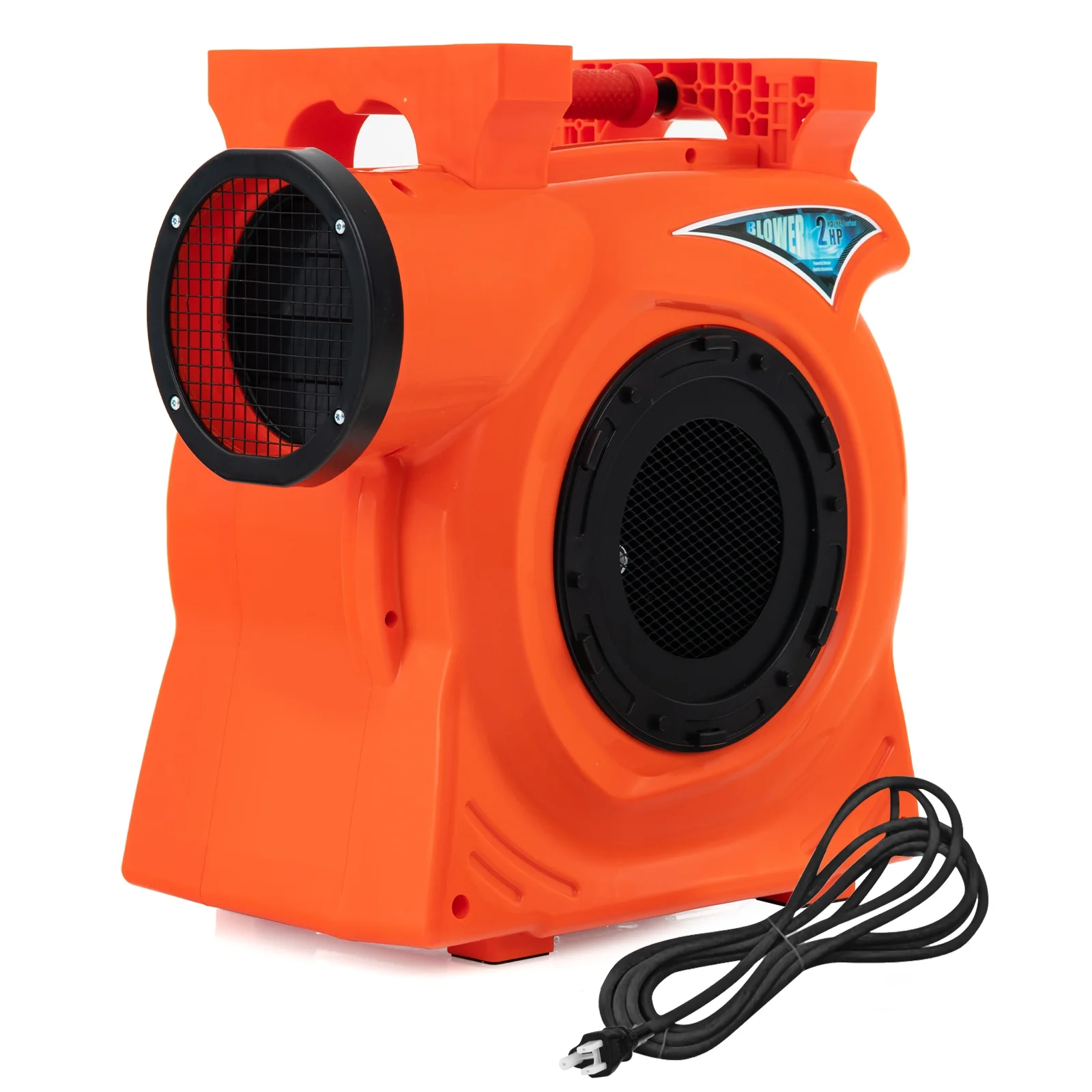 1500W 2 HP Commercial Air Blower, Giant Outdoor Inflatable Bounce House, Orange - Image 3