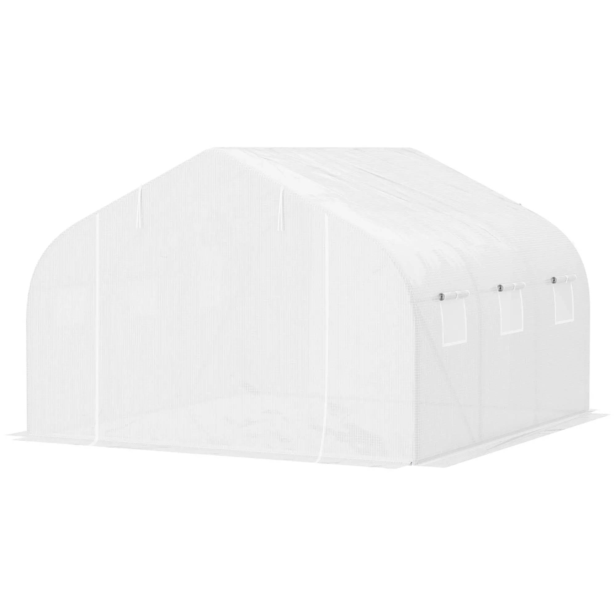 15'x10'x7' Greenhouse, Planting Shed, White - Image 11