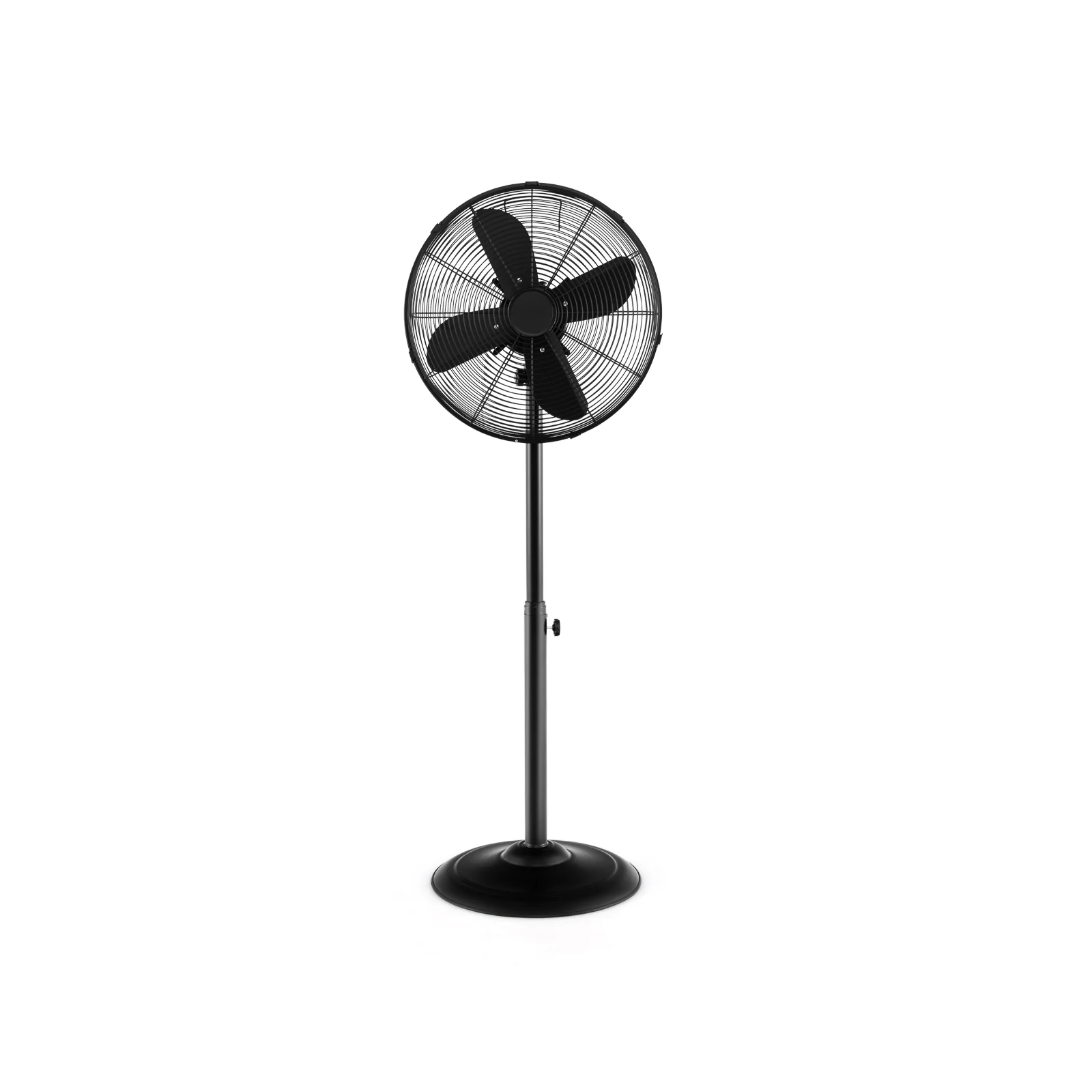 16 Inch Pedestal Standing Fan, 3 Speeds, Adjustable Height, Black - Image 3