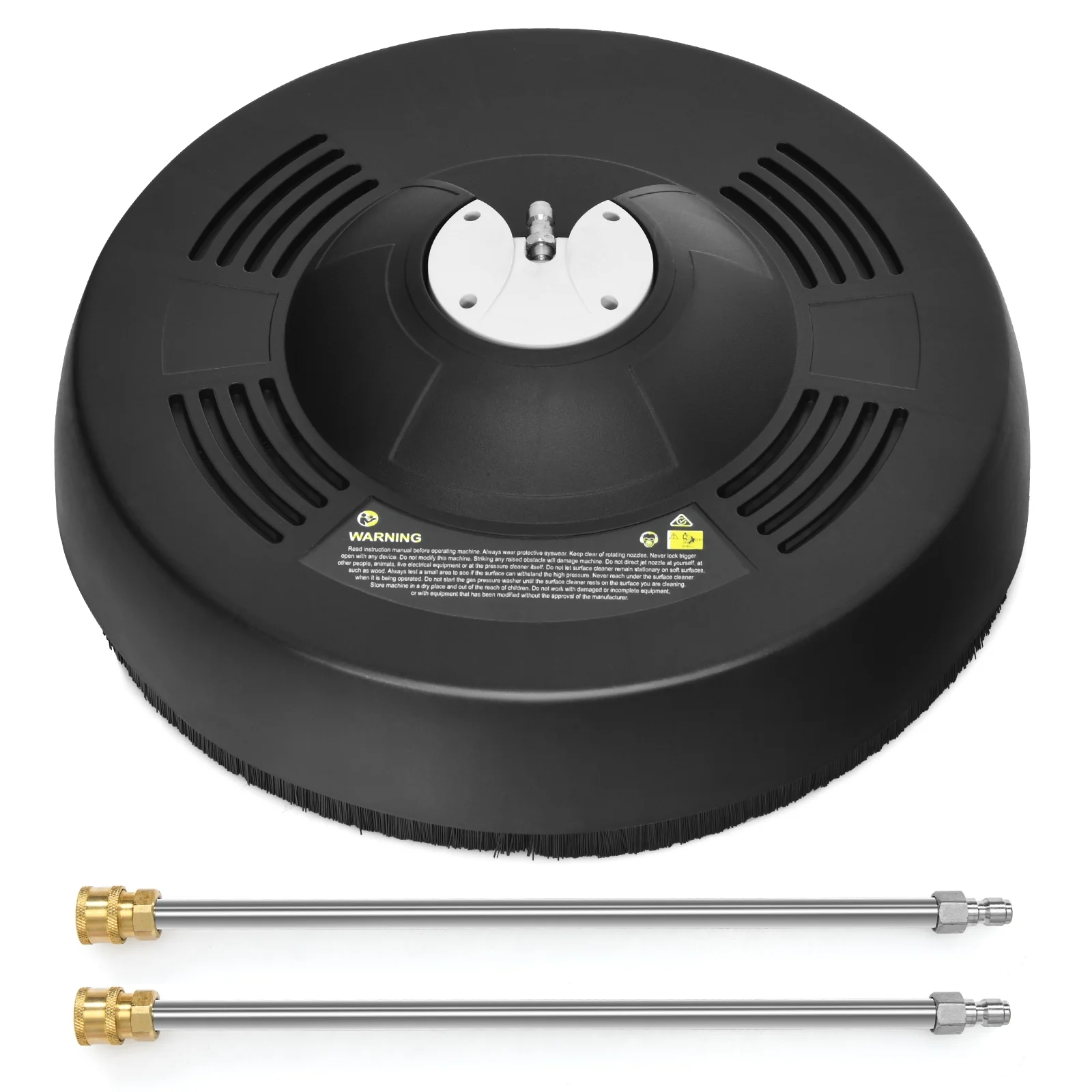 16 Inch Pressure Washer, 2 Spray Nozzles, 1/4-inch Extension Wands, Black - Image 9