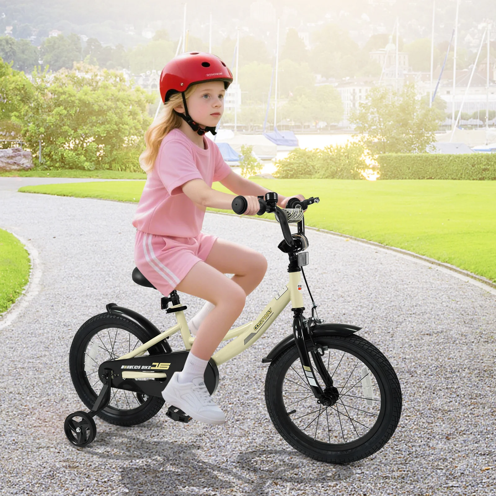 16 Inches Kids Bike With Removable Training Wheels - Image 2