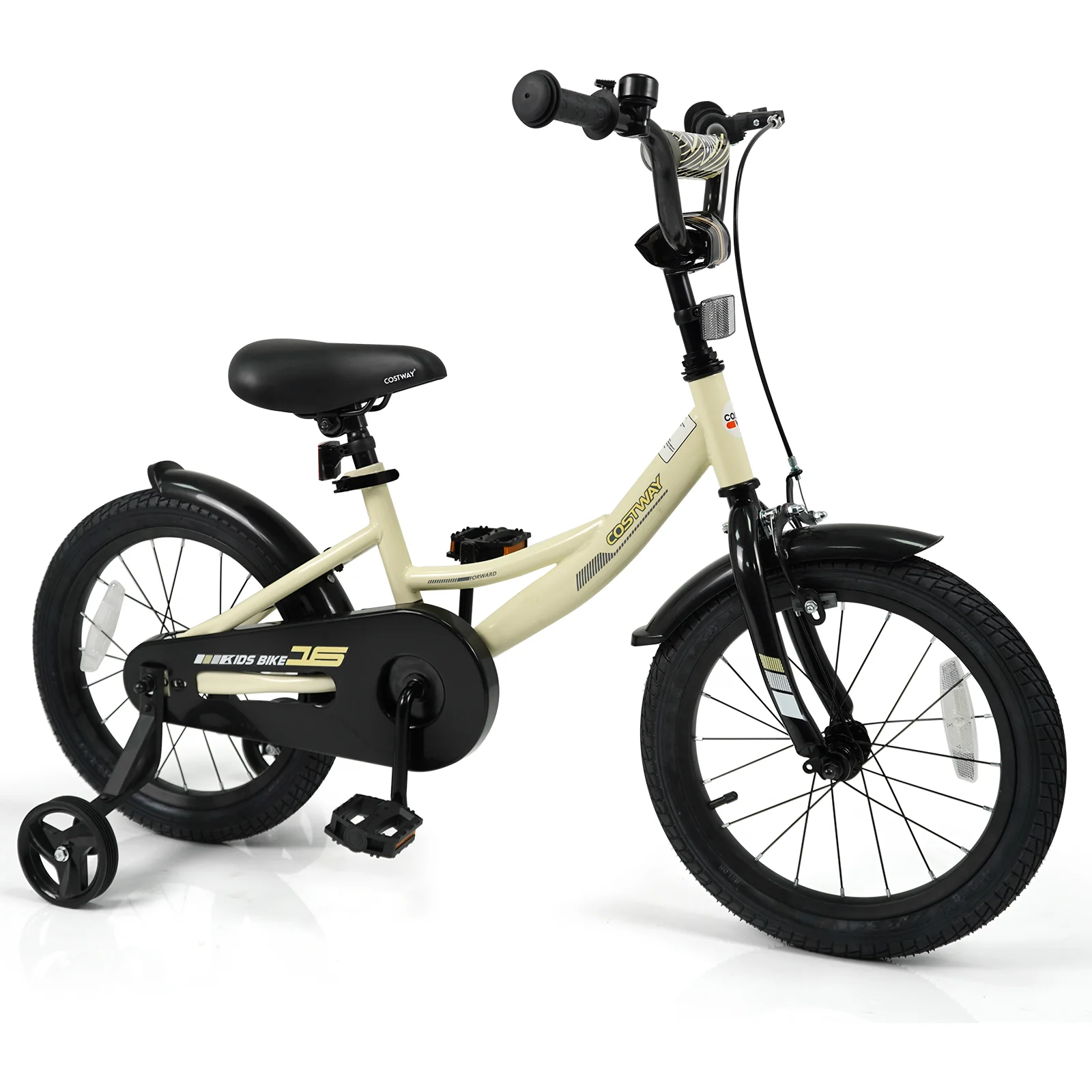 16 Inches Kids Bike With Removable Training Wheels - Image 4